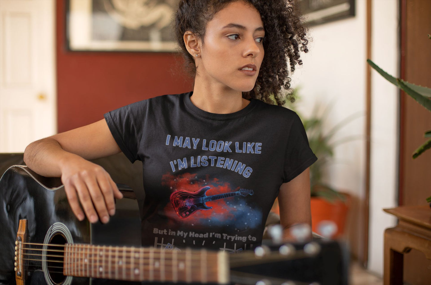 "I May Look Like I’m Listening, But in My Head I’m Trying to Break Free" Women’s Theatre T-Shirt