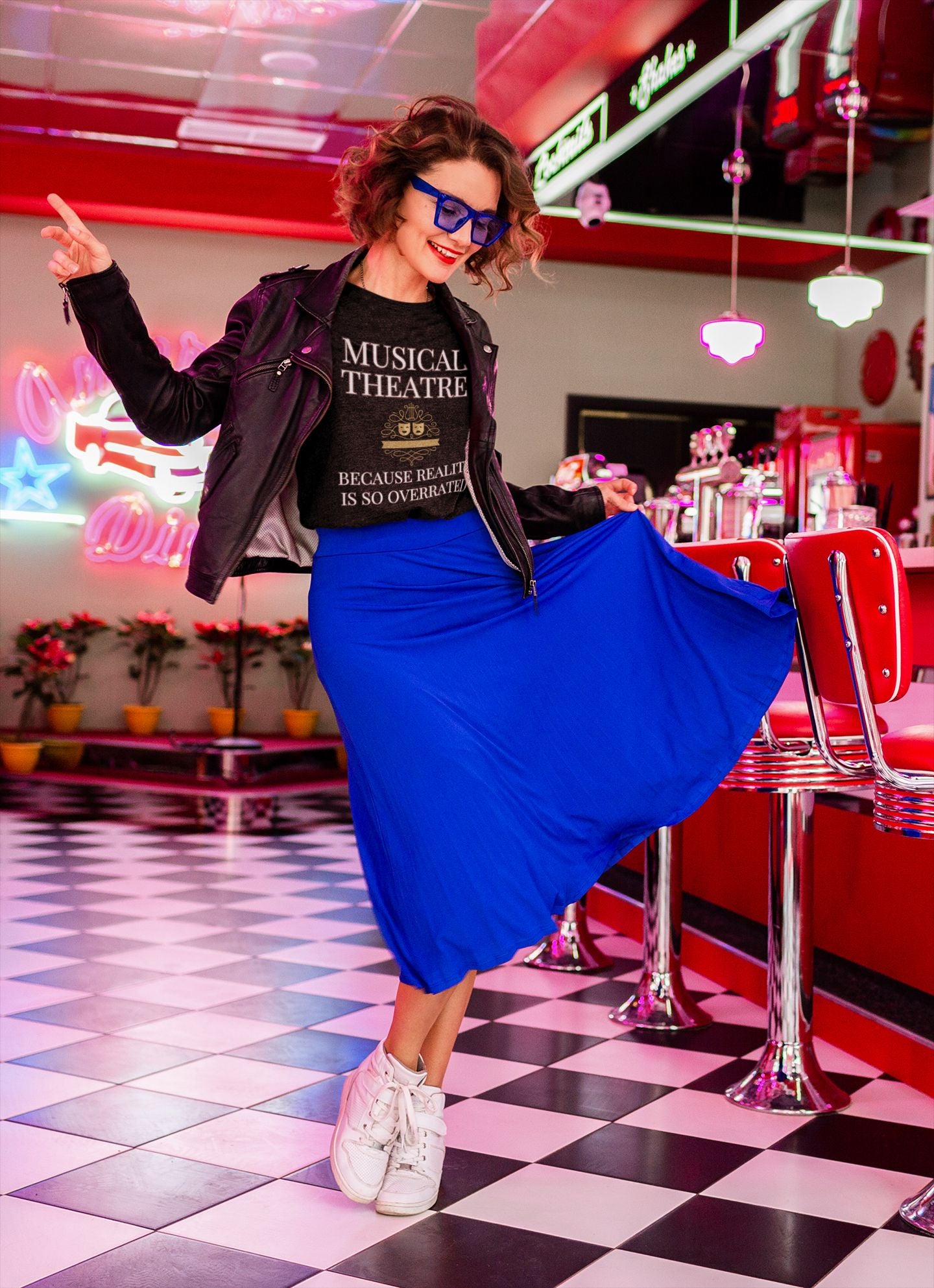 Women's Musical Theatre T-Shirt – "Because Reality is So Overrated"