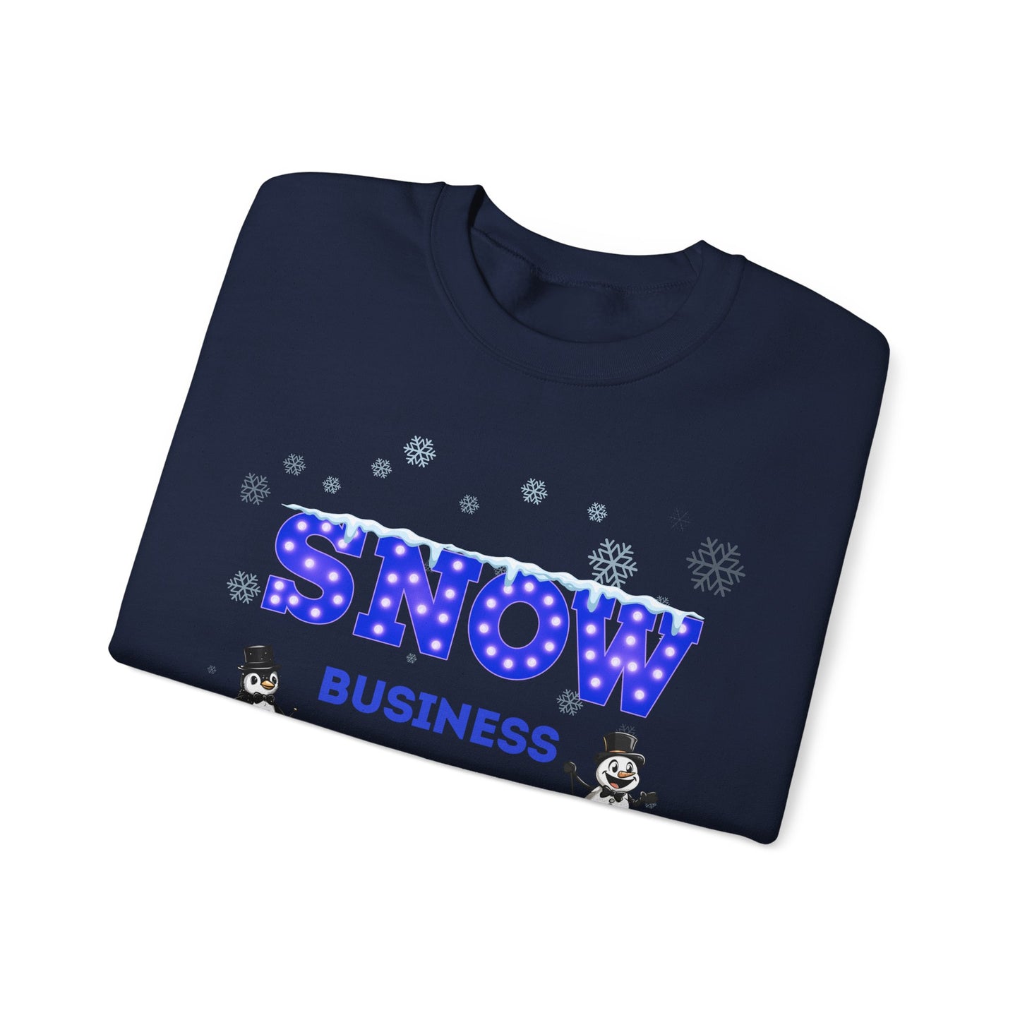Men's Navy Showbiz Christmas Sweatshirt – Festive & Cosy