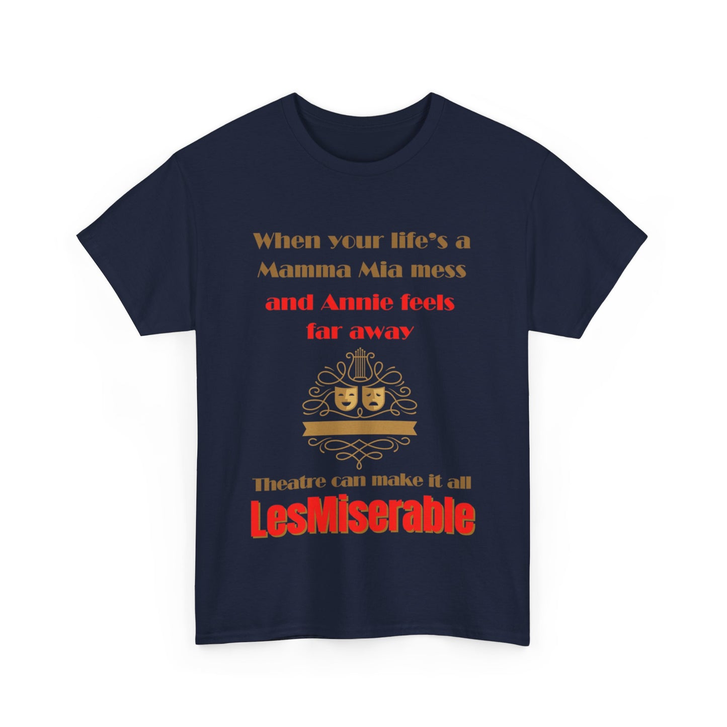 Men's "LesMiserable" Theatre T-Shirt – Unisex Fit for Musical Fans