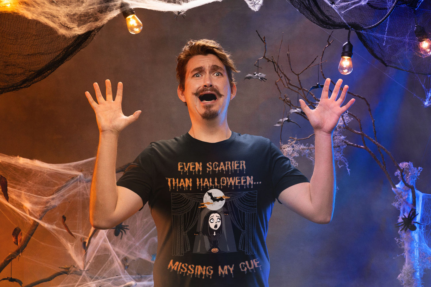 Missing My Cue Men's T-shirt - Theatre Lovers Halloween T-shirt