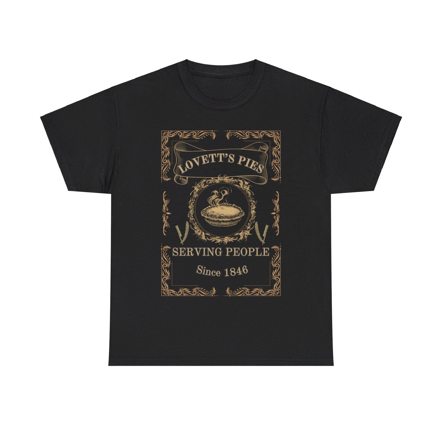Lovett's Pies Men's T-Shirt – Victorian Gothic Style for Theatre Lovers