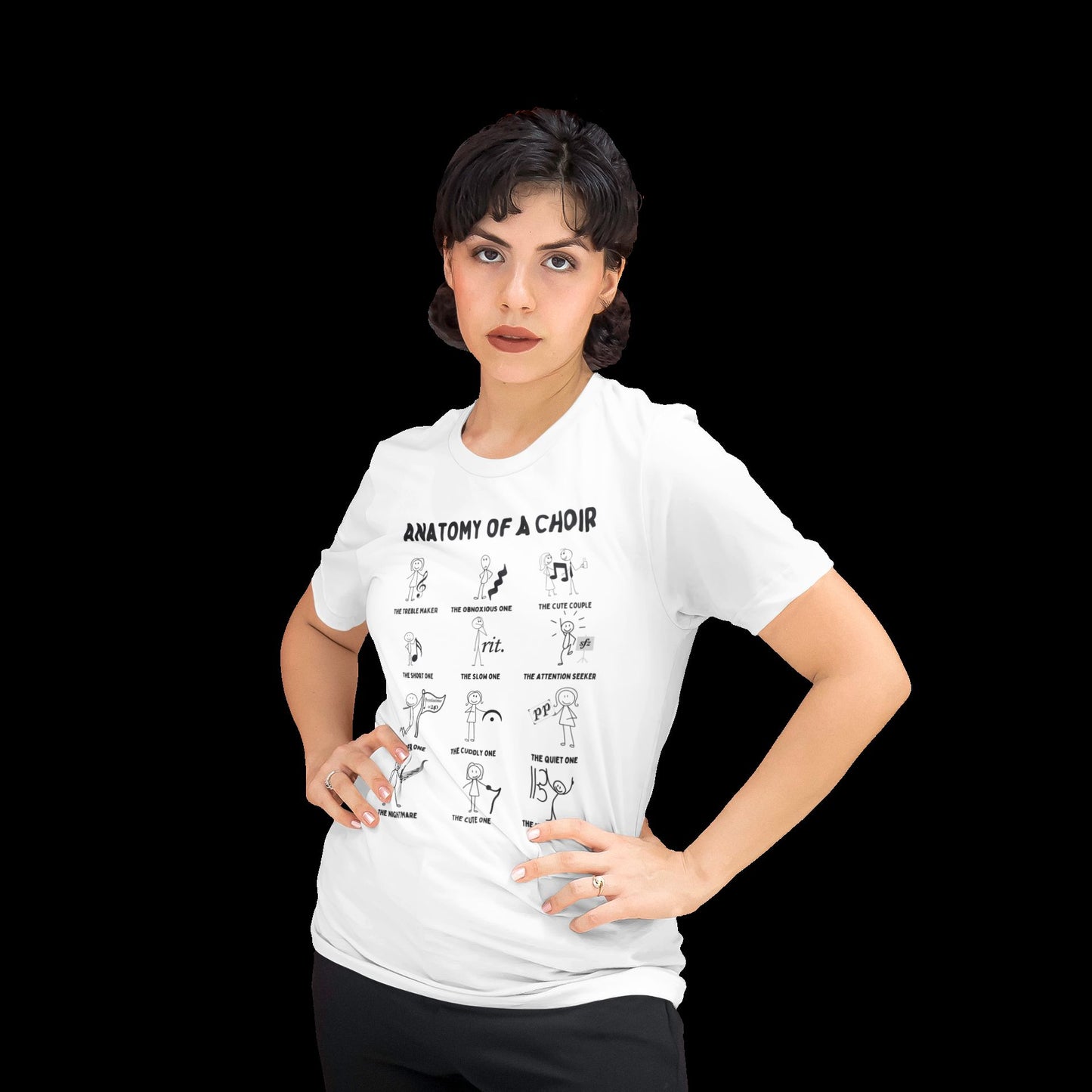 Men's Choir T-Shirt – Funny Unisex Design for Singers & Theatre Lovers