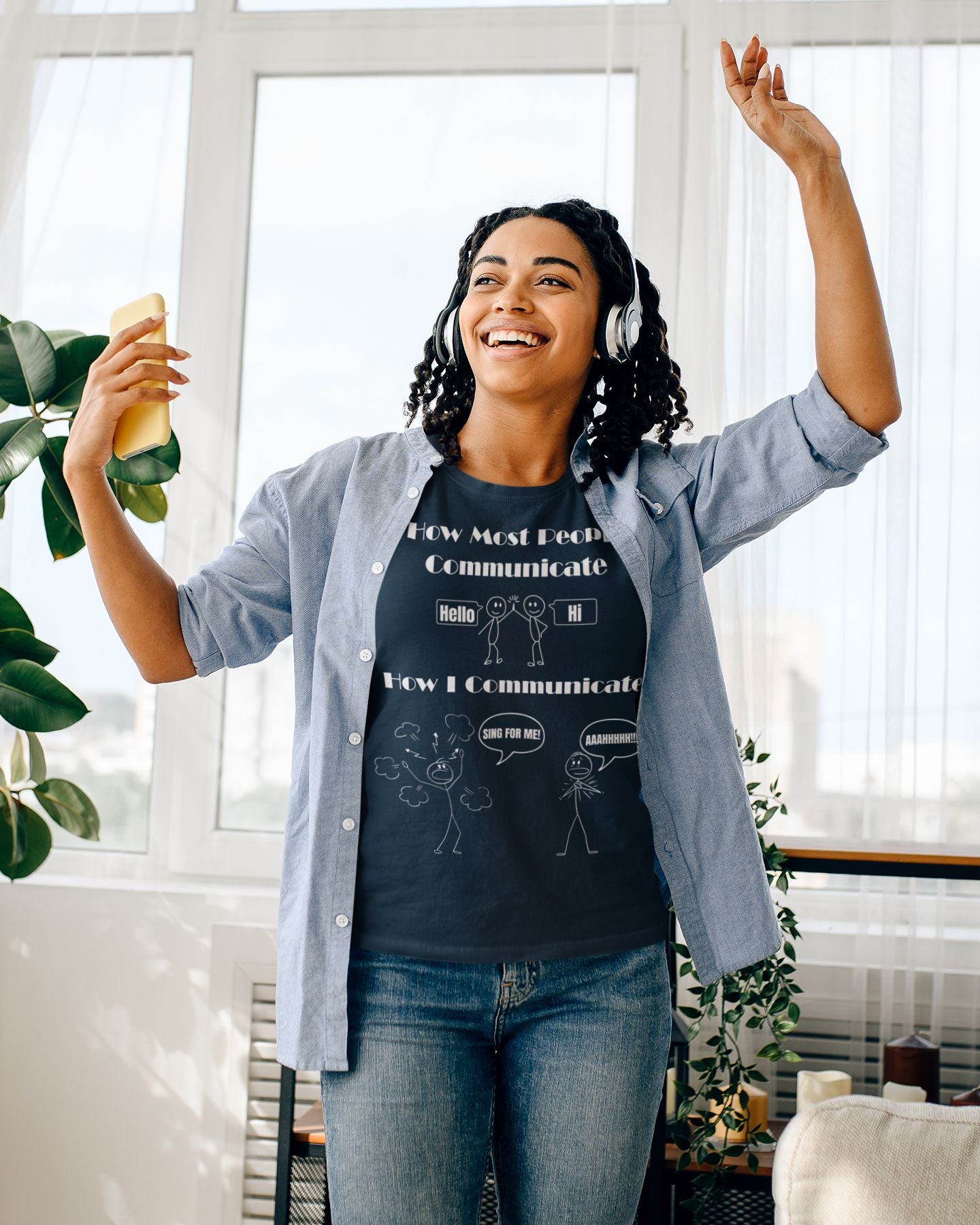 Women's T-Shirt "Theatre Voices" – Musical Theatre Design for Performers & Fans