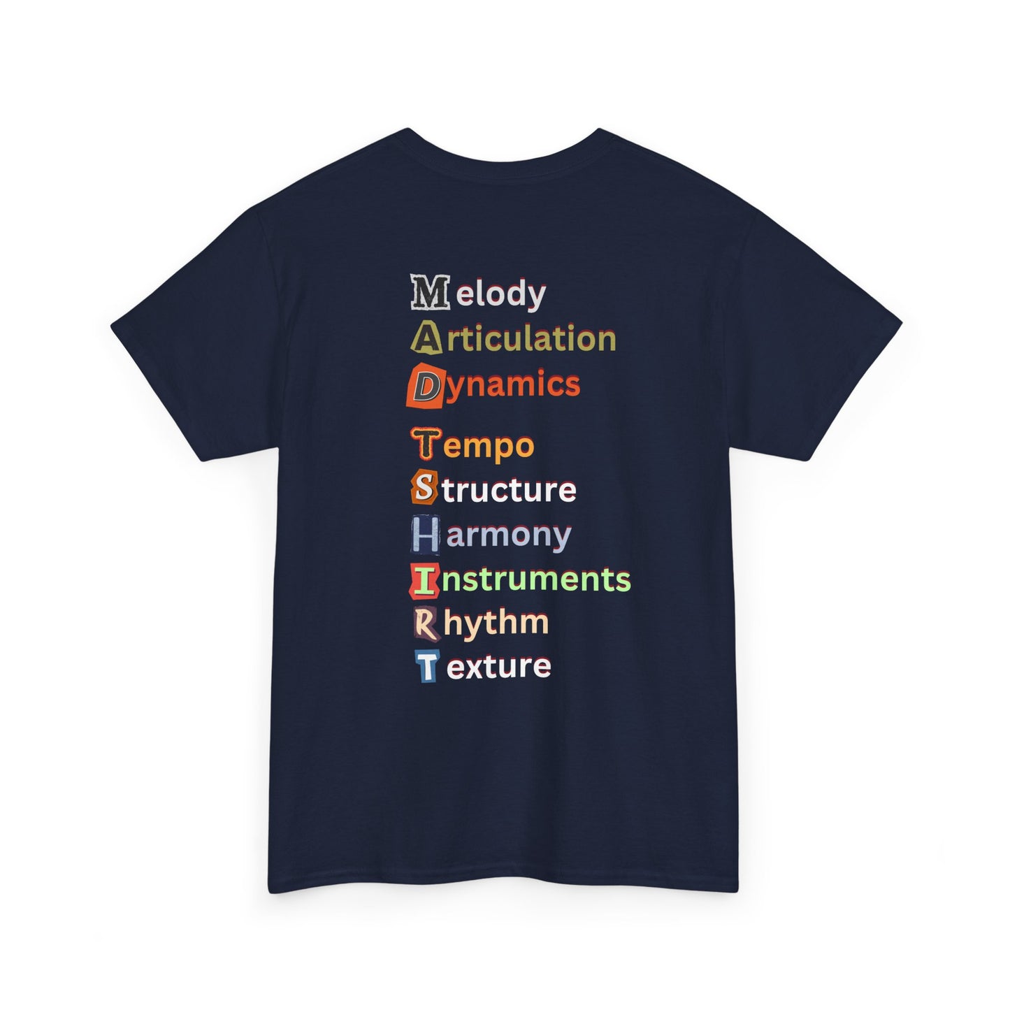 Men’s Musical "Mad T-shirt" - Unisex Design, Perfect for Music Lovers