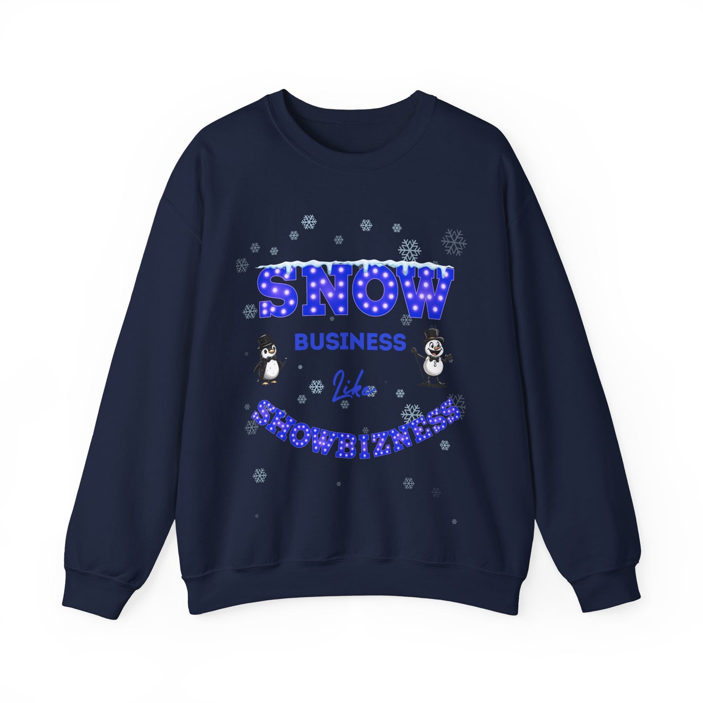 Women's Showbiz Christmas Sweatshirt – Festive Theatre Collection