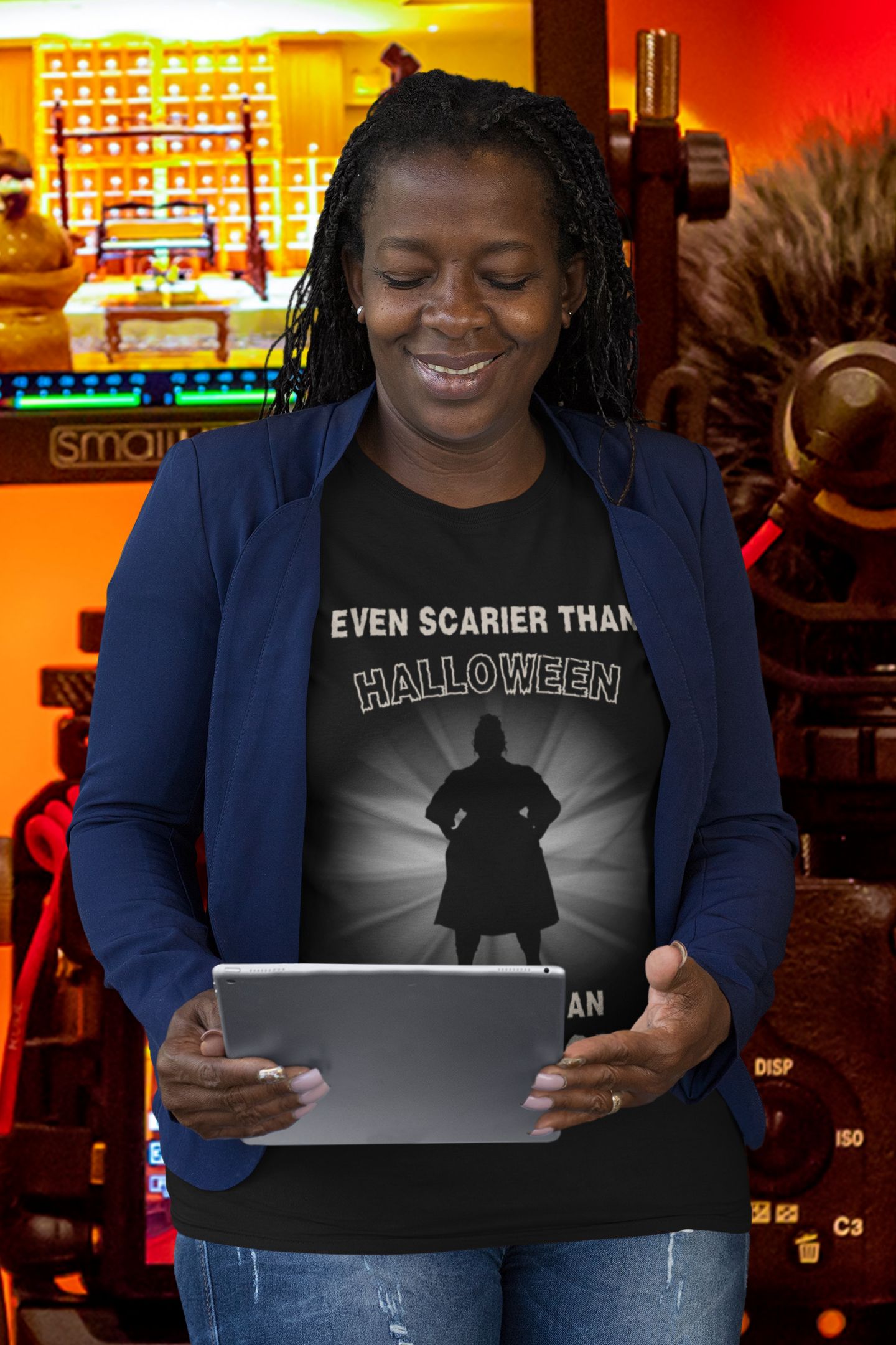 Even Scarier Than Halloween Women’s T-Shirt – Upsetting an Angry Director