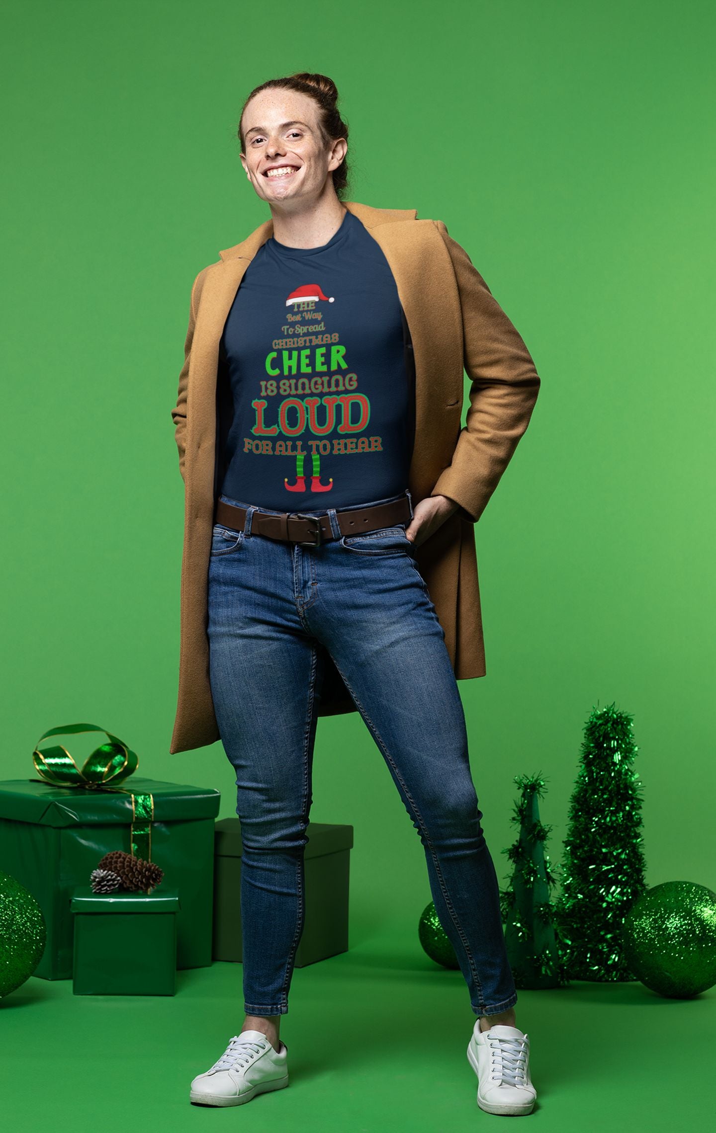 Men's Spread Christmas Cheer with This Fun & Festive T-Shirt