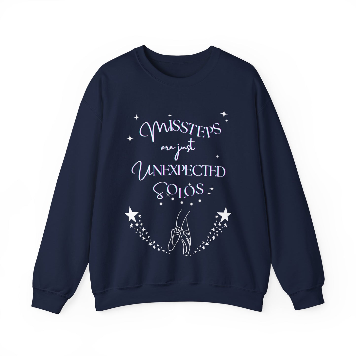 Missteps Are Just Unexpected Solos – Women’s Printed Dance Sweatshirt (Unisex Fit)