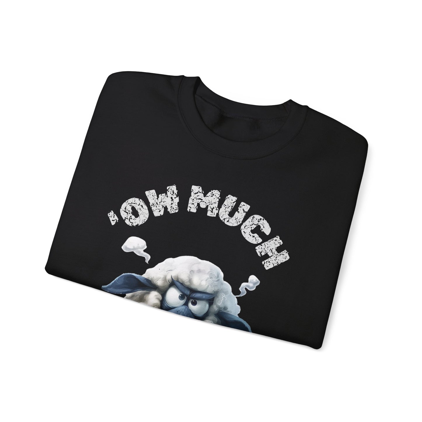 Yorkshire Humour ‘Ow Much?!’ Sheep Men’s Sweatshirt – Unisex Fit