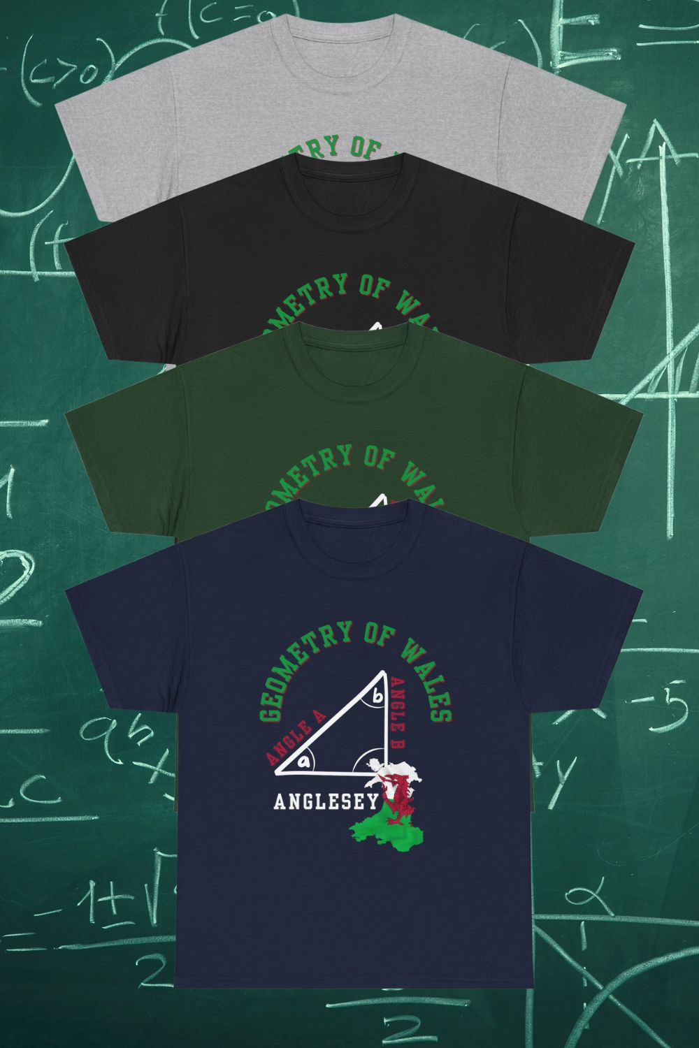 Angle A + Angle B = Anglesey T-Shirt – STEM Wales Gift (Men’s/Unisex Fit)