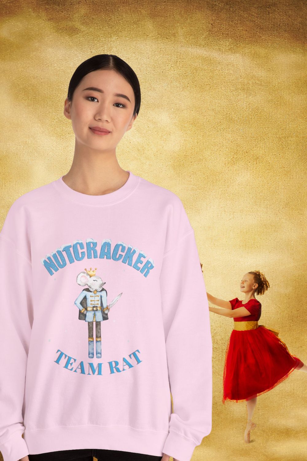 Team Rat Christmas Sweatshirt – Nutcracker Ballet Jumper for Dancers & Fans