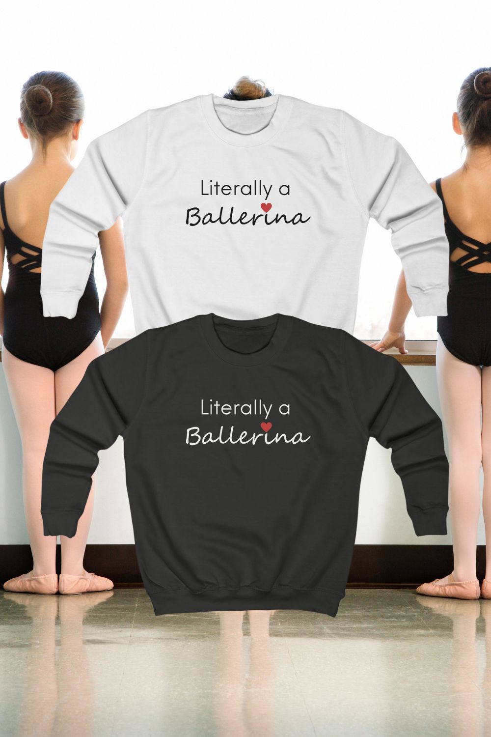 Ballerina Dreams Kids Sweatshirt – Custom Unisex Dance Crewneck