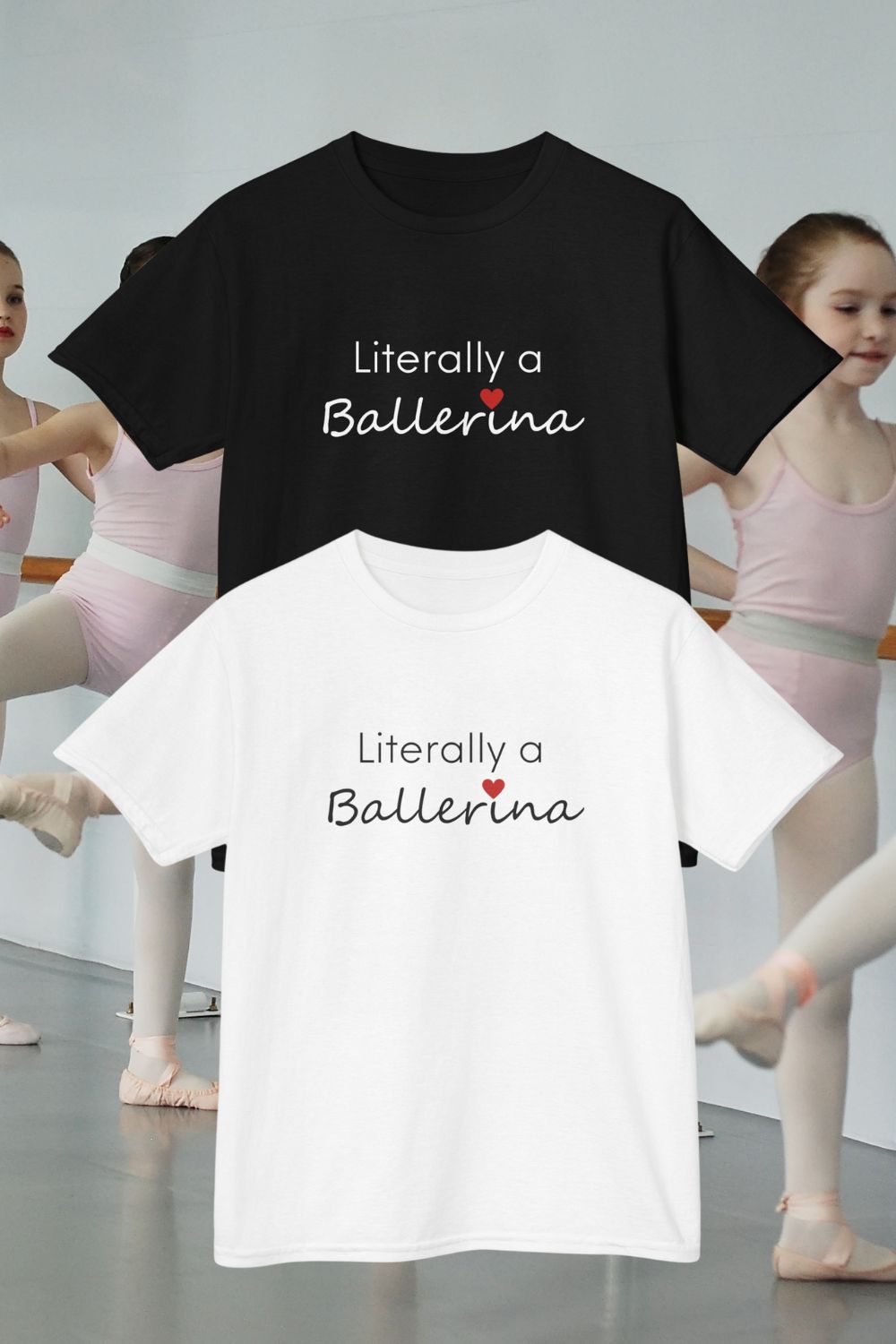 Ballerina Dreams Girls T-Shirt – For Ballet-Loving Dancers