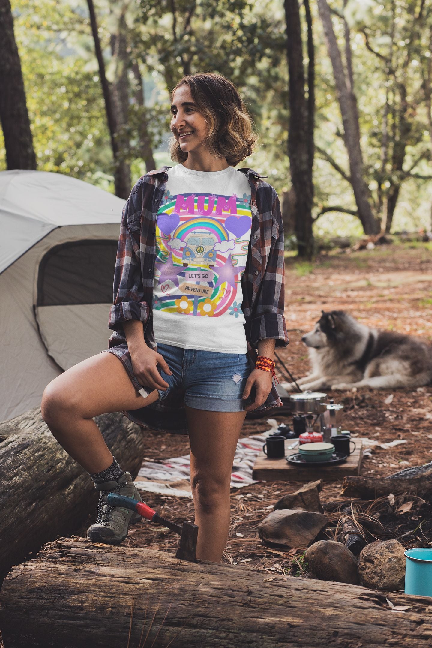 Groovy Mum – Retro Camper T-shirt | Mother’s Day Gift