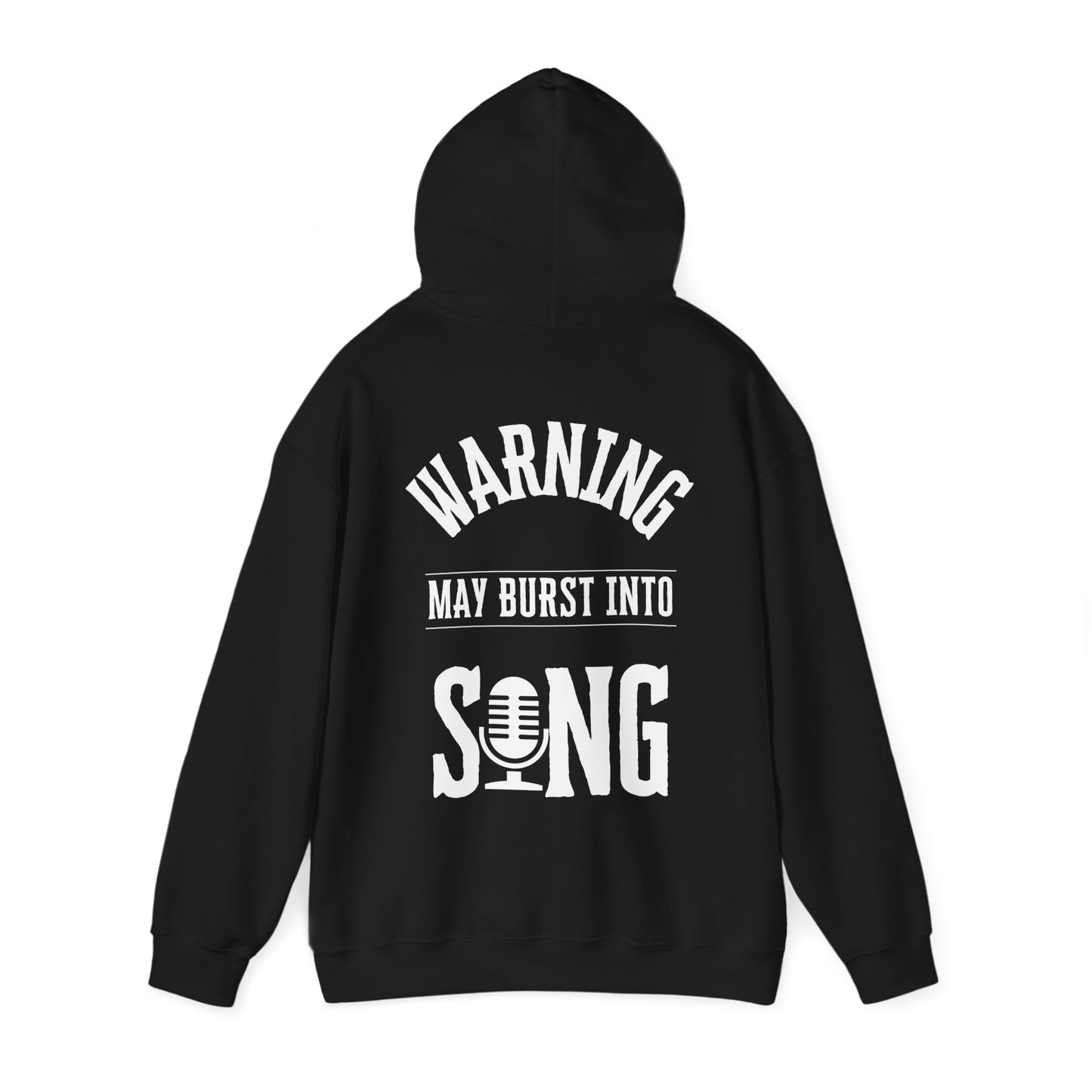 "Warning: May Burst into Song" Unisex Theatre Hoodie – Perfect for Singers & Performers
