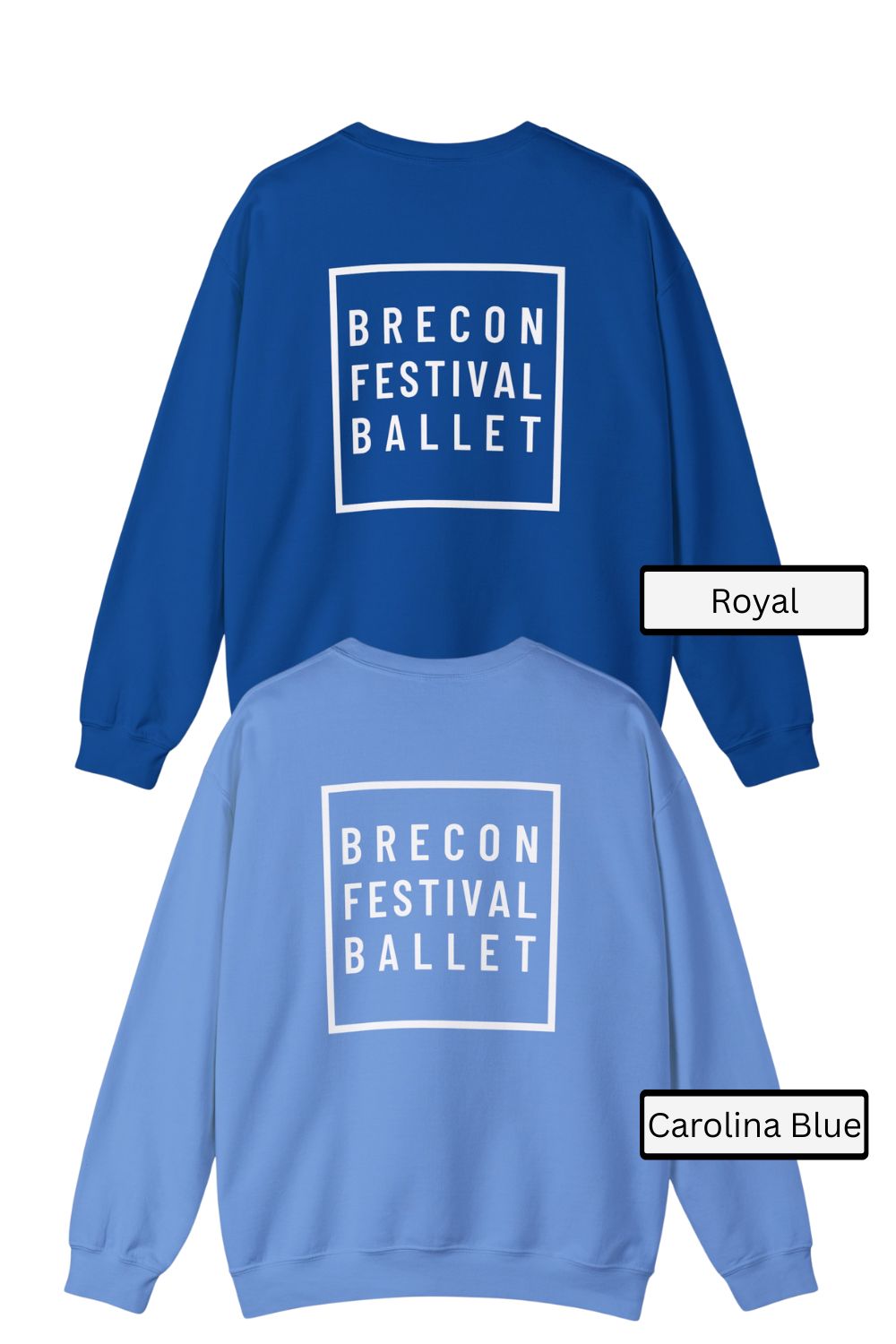 Brecon Festival Ballet Logo Back Print Sweatshirt – Unisex Supporter Style