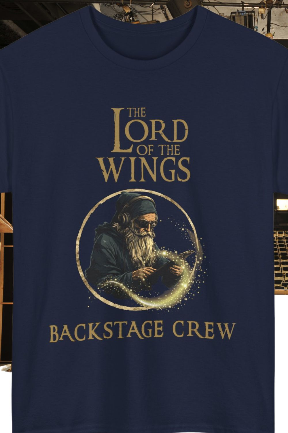 Backstage Crew T-Shirt – Lord of the Wings Theatre Tech Design | Men's (Unisex Fit)