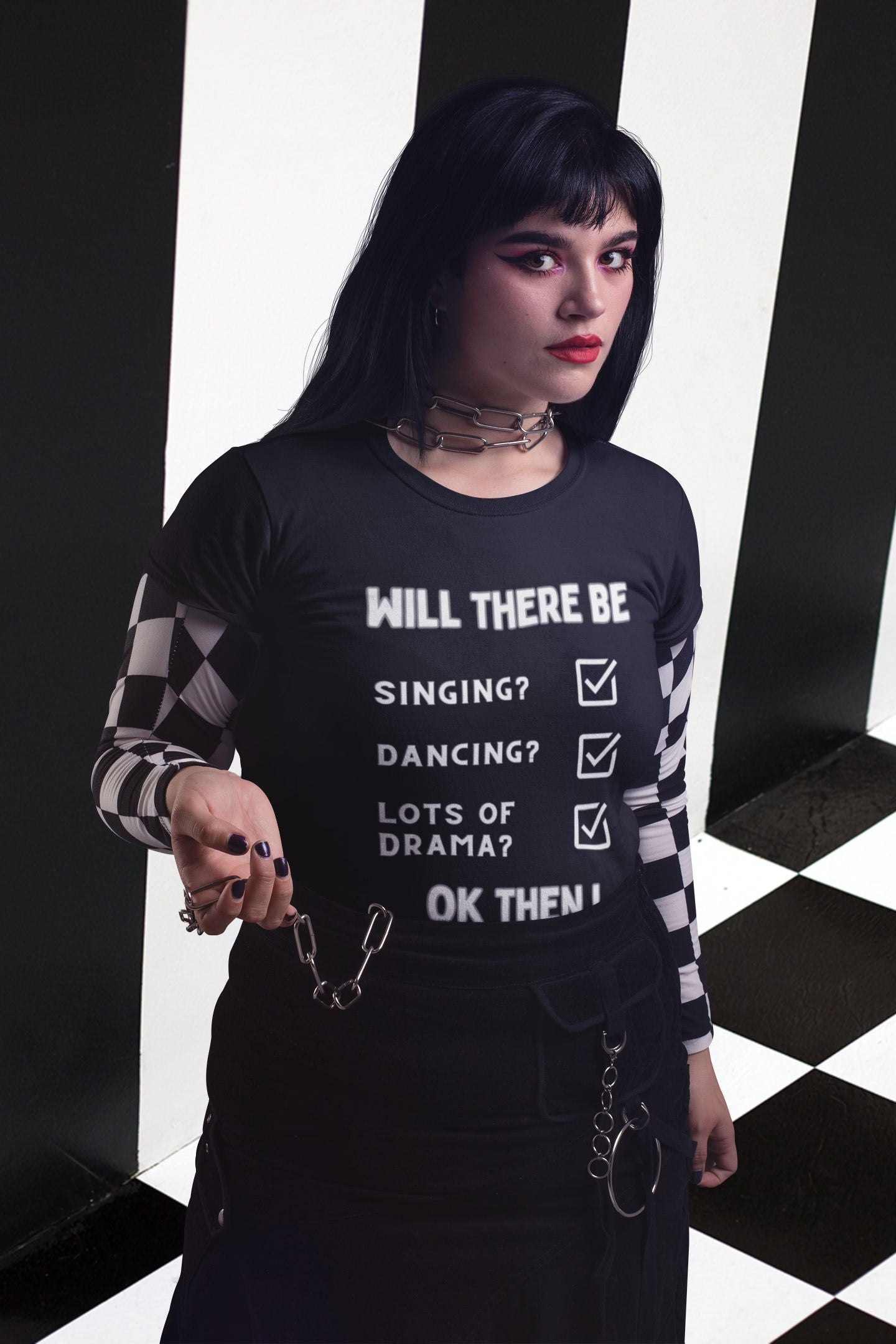 Women’s Theatre T-Shirt – Feminine Fit for Drama Seekers & Theatre Lovers, Softstyle Design