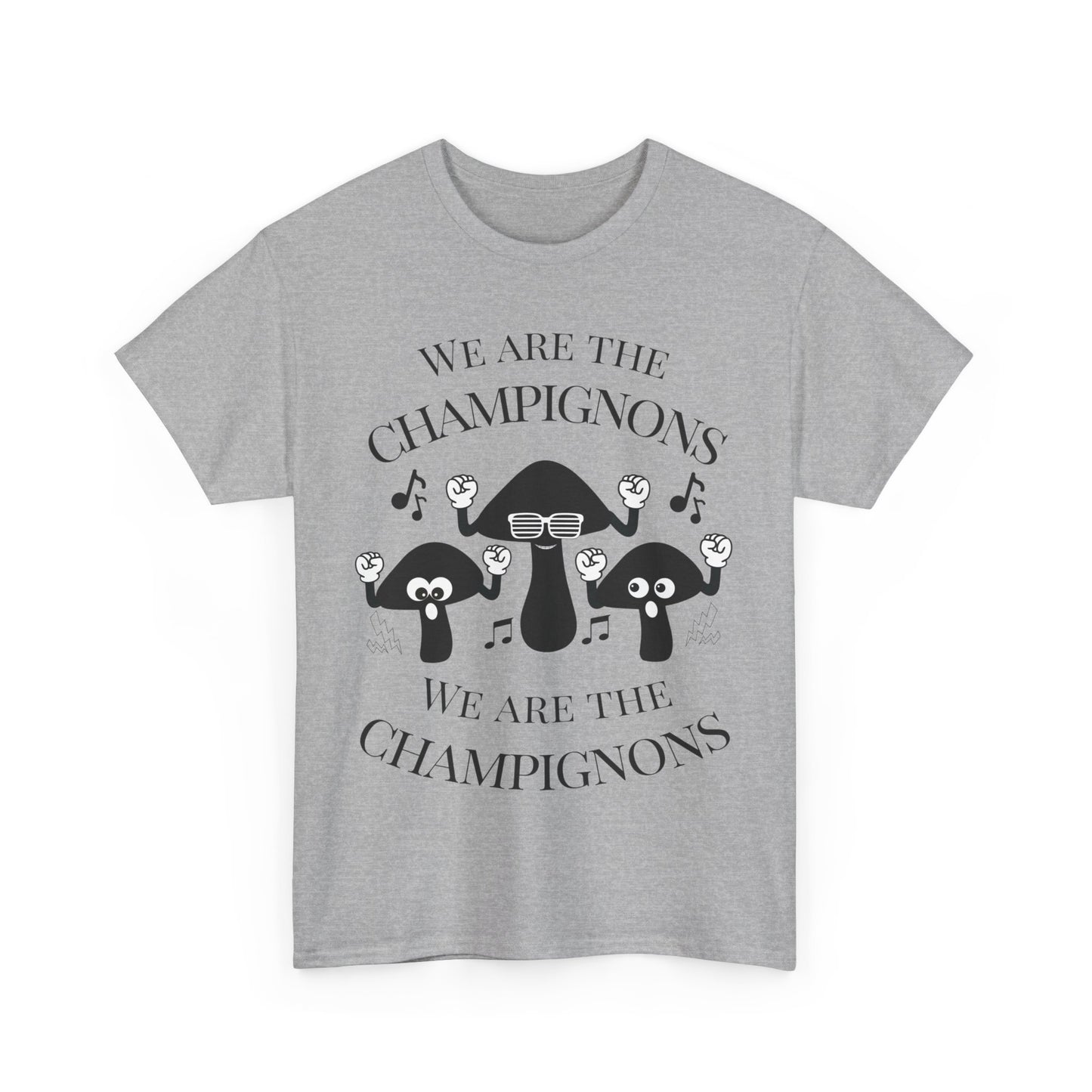 "We Are The Champignons" Men's T-Shirt – Unisex Design for Theatre & Music Lovers