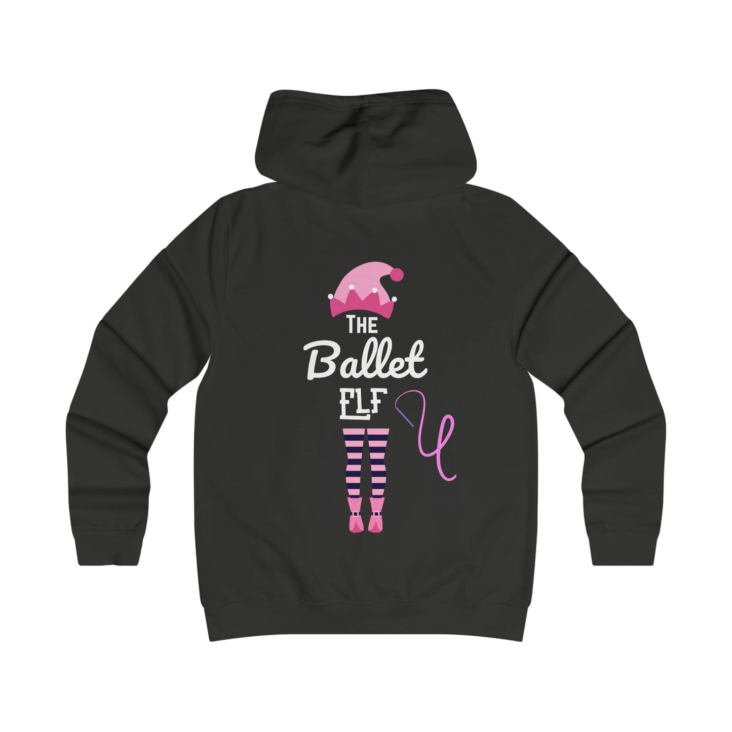 Women's Ballet Elf Hoodie – Festive Comfort for Dance & Theatre Lovers