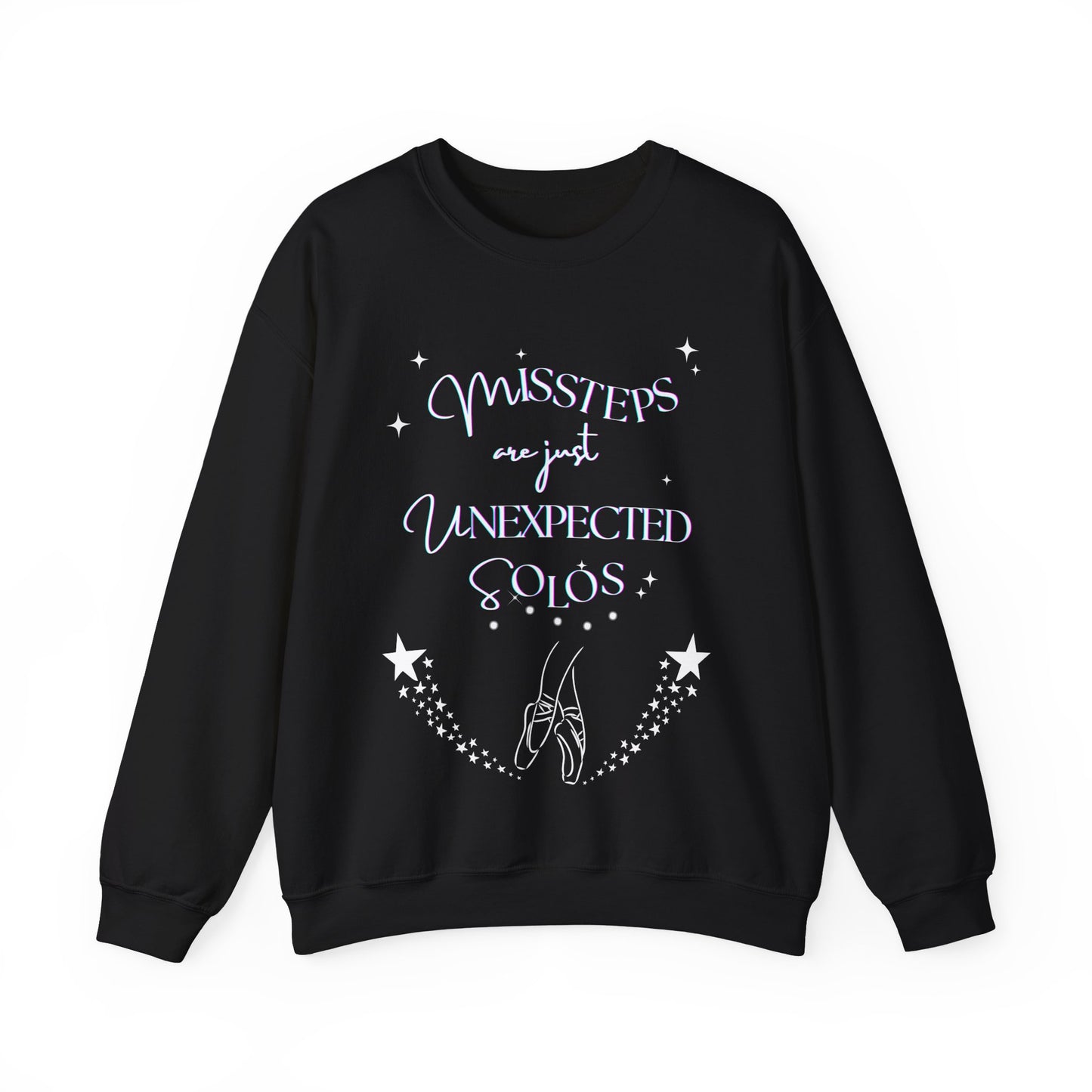 Missteps Are Just Unexpected Solos – Women’s Printed Dance Sweatshirt (Unisex Fit)