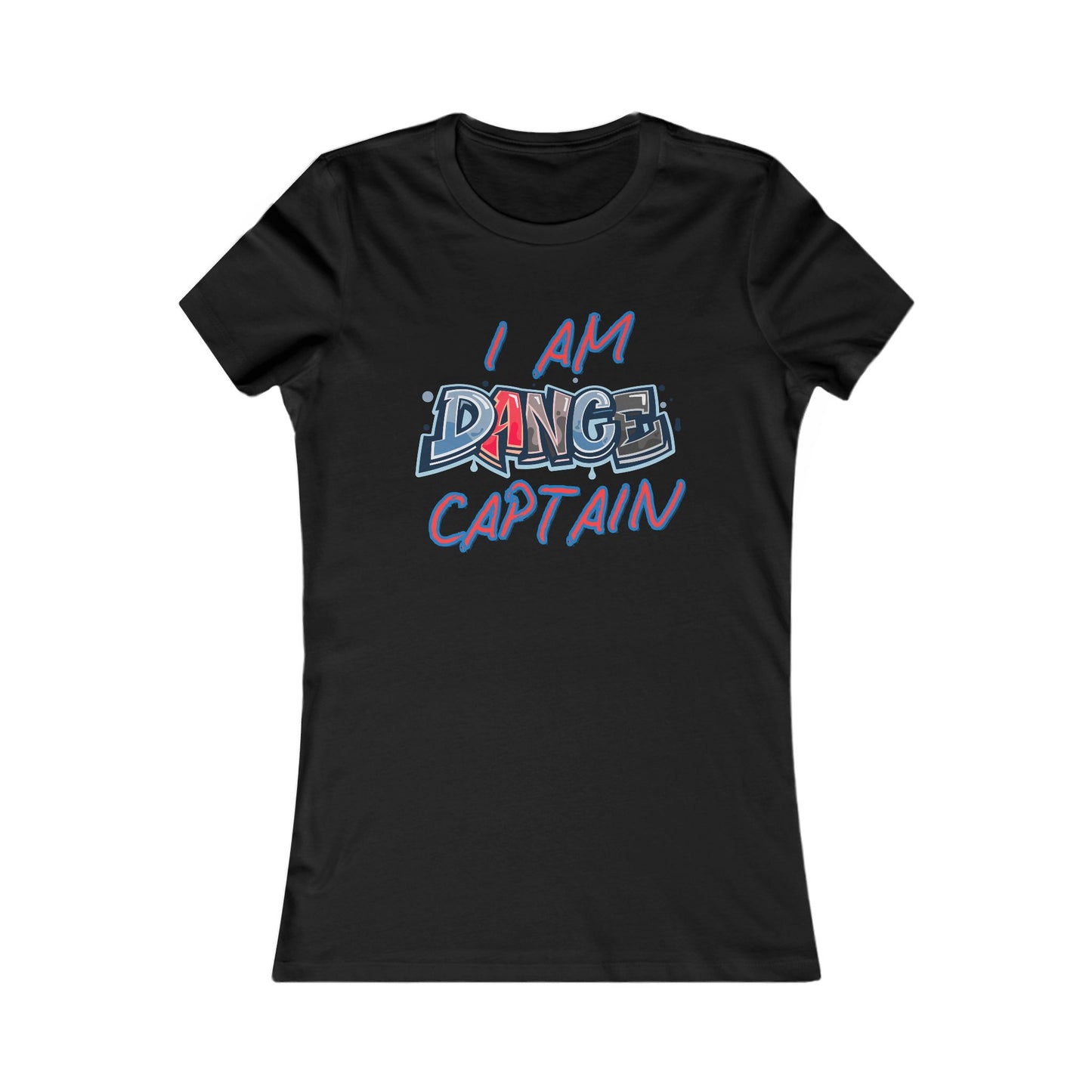 Women's Dance Captain T-Shirt – Bold Graffiti Design