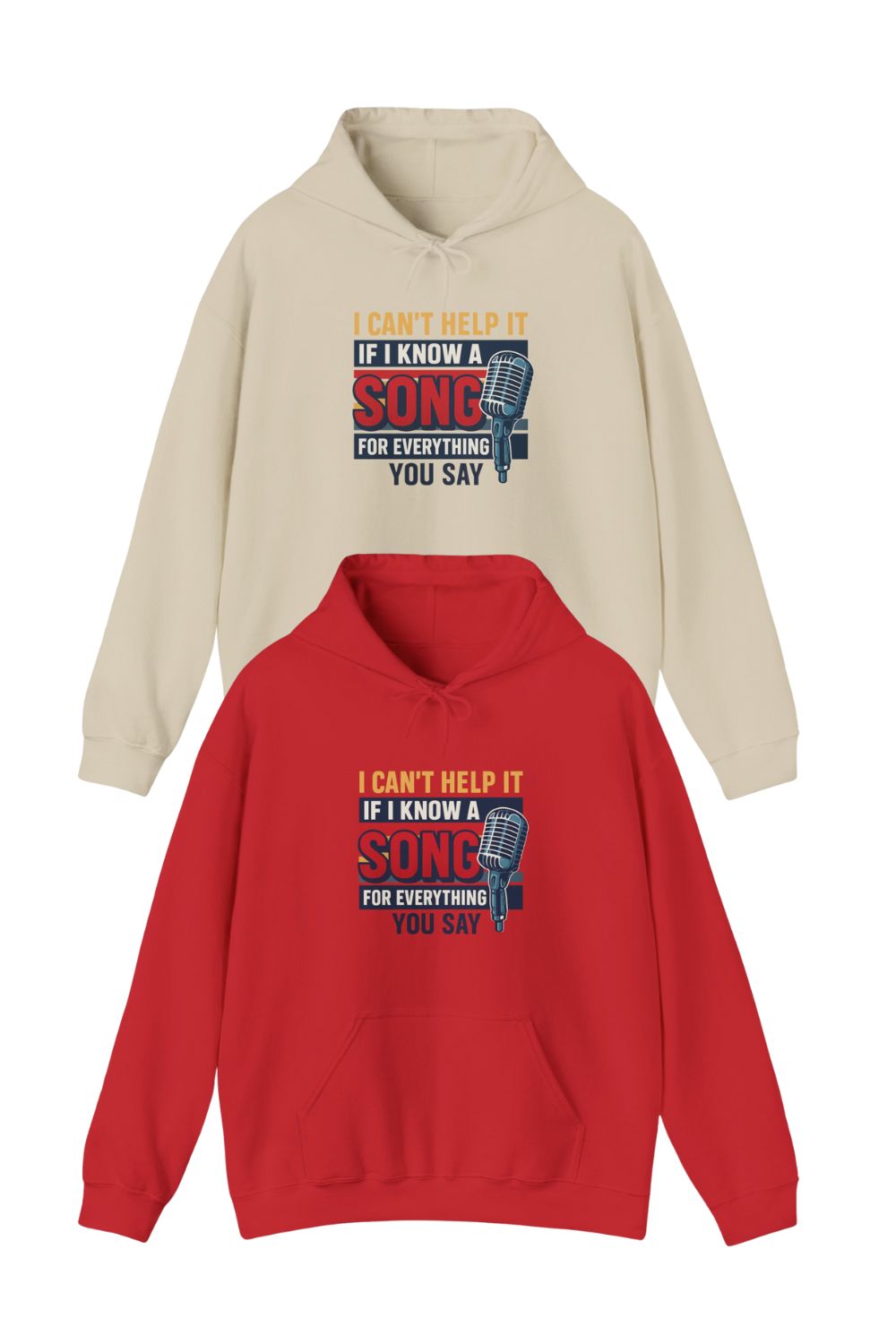 Unisex Song Lyric Hoodie – Theatre & Music Fans
