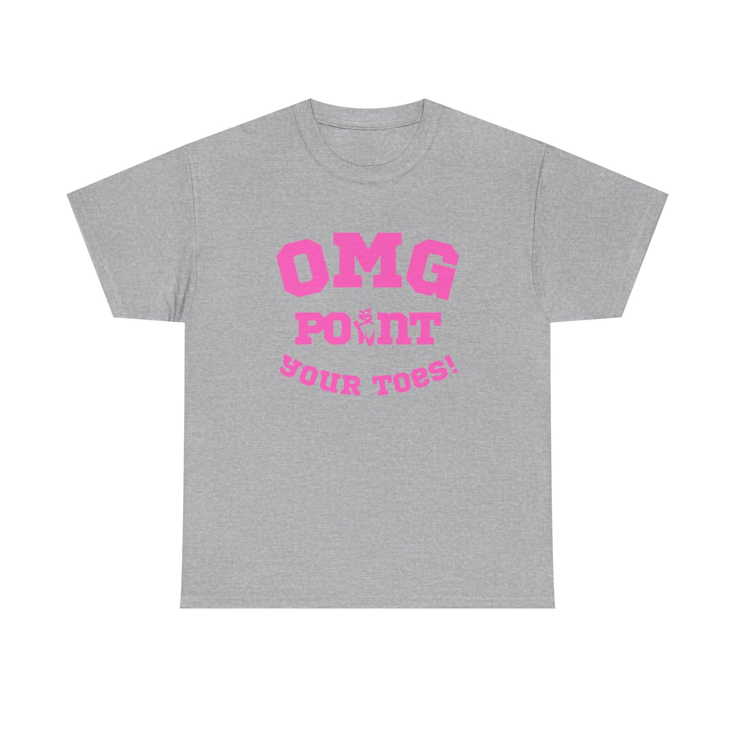 “OMG Point Your Toes” Men’s Dance Teacher T-Shirt – Ballet Shoes Graphic (Unisex Fit)