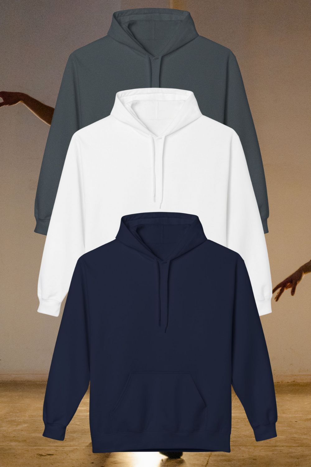 Men’s “Unapologetic” Dance Hoodie – Ethical Fleece Sweatshirt with Back Print