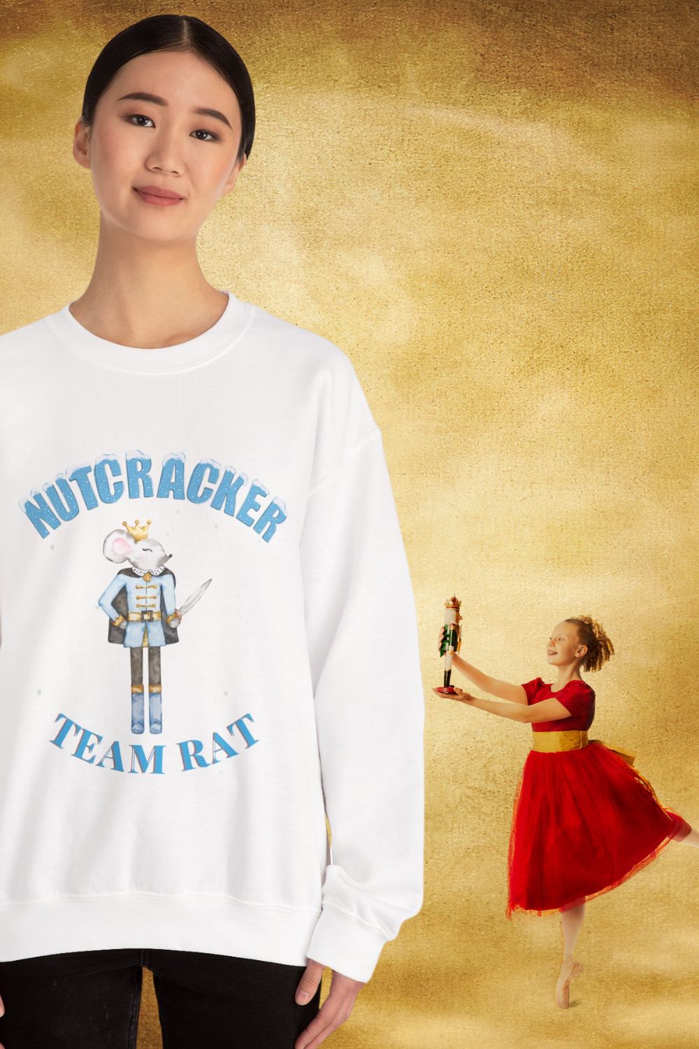Team Rat Christmas Sweatshirt – Nutcracker Ballet Jumper for Dancers & Fans