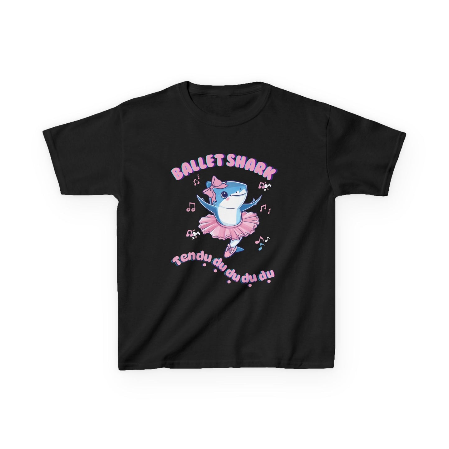 Tendu du du du du du du Ballet Shark T-Shirt for Girls