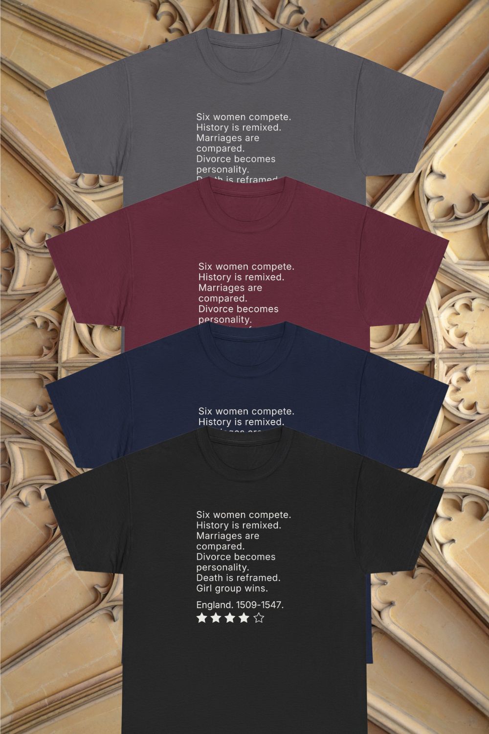 Men’s musical theatre review t-shirt | heavy cotton unisex fit