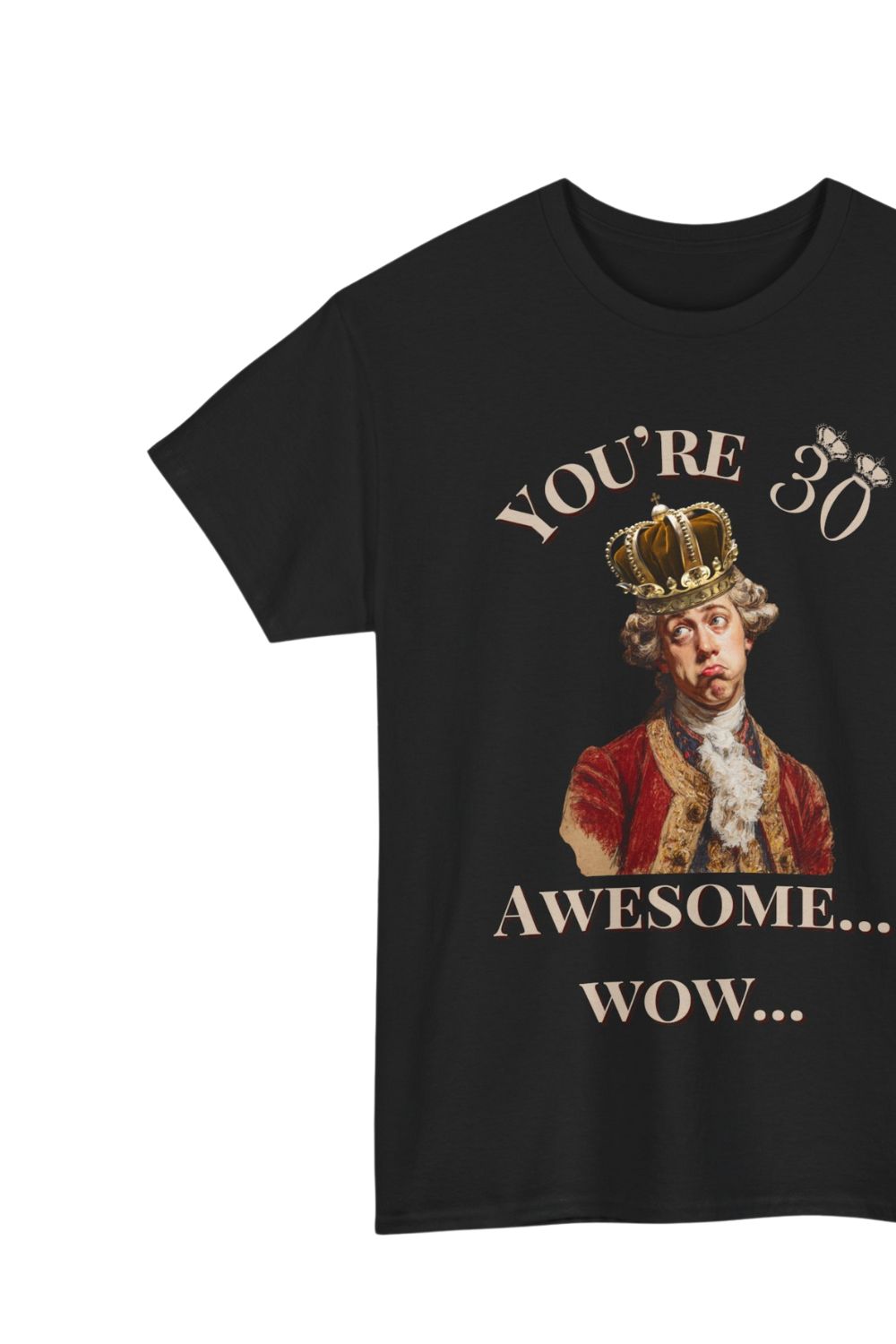 30th Birthday T-Shirt for Men – Theatre Style – Awesome Wow