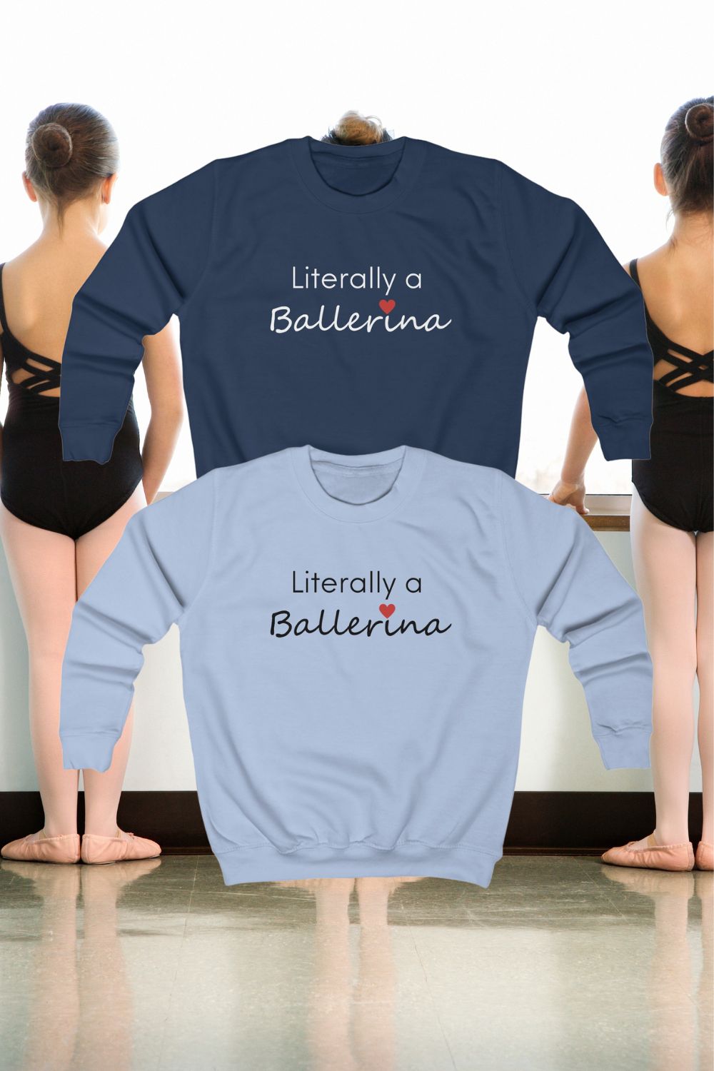 Ballerina Dreams Kids Sweatshirt – Custom Unisex Dance Crewneck