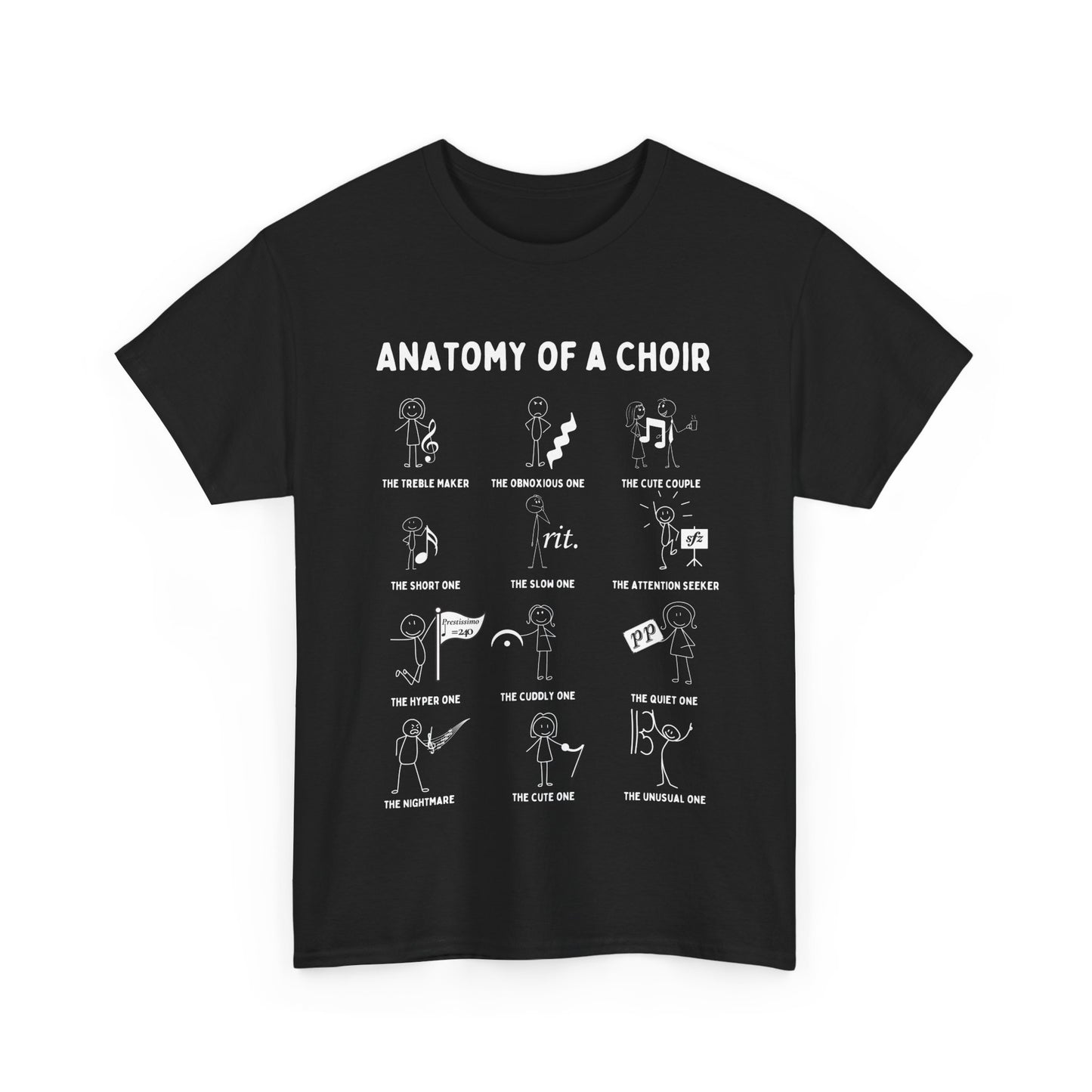 Men's Choir T-Shirt – Funny Unisex Design for Singers & Theatre Lovers