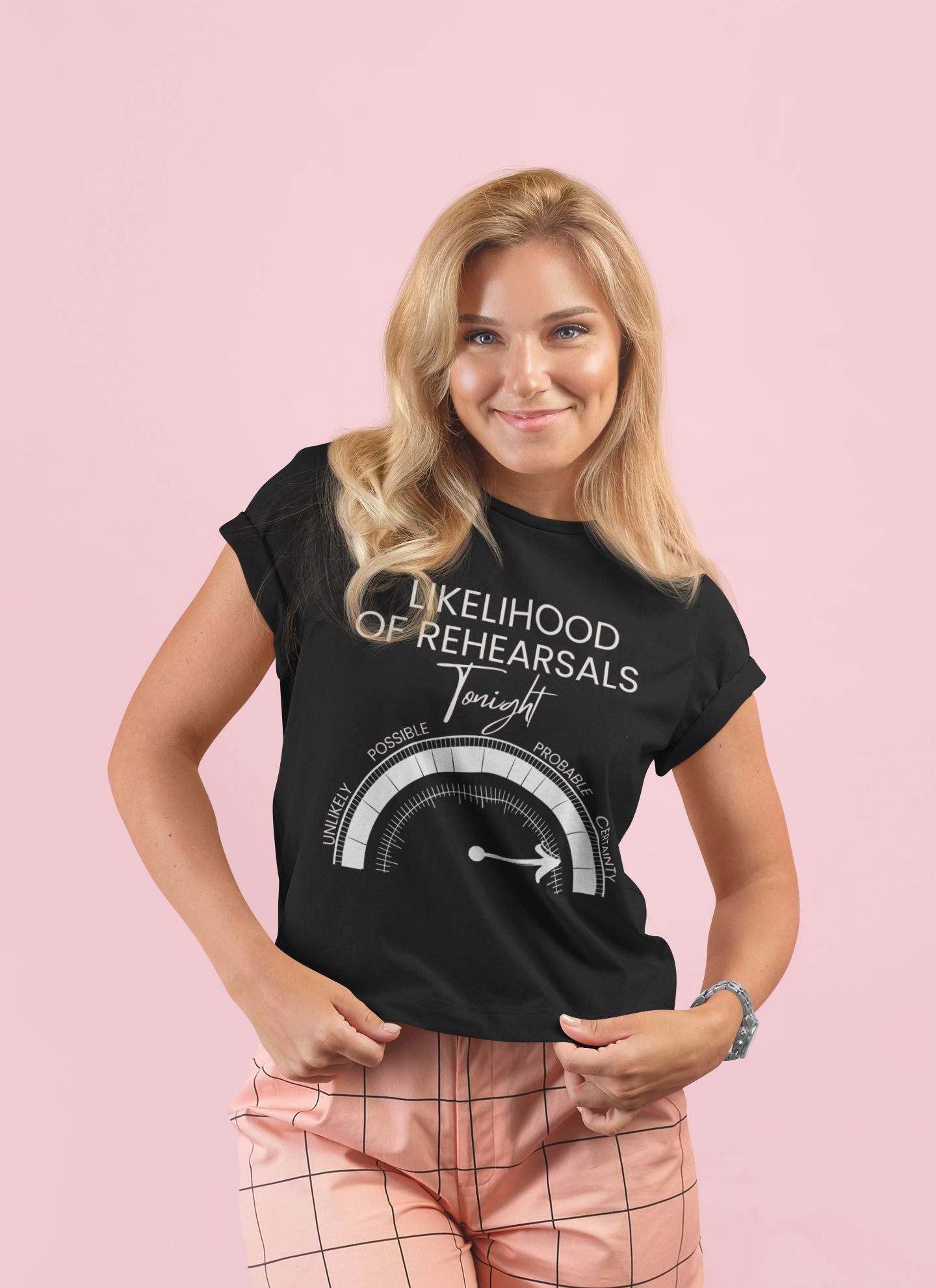 Likelihood of Rehearsals Tonight' Men's Theatre T-Shirt