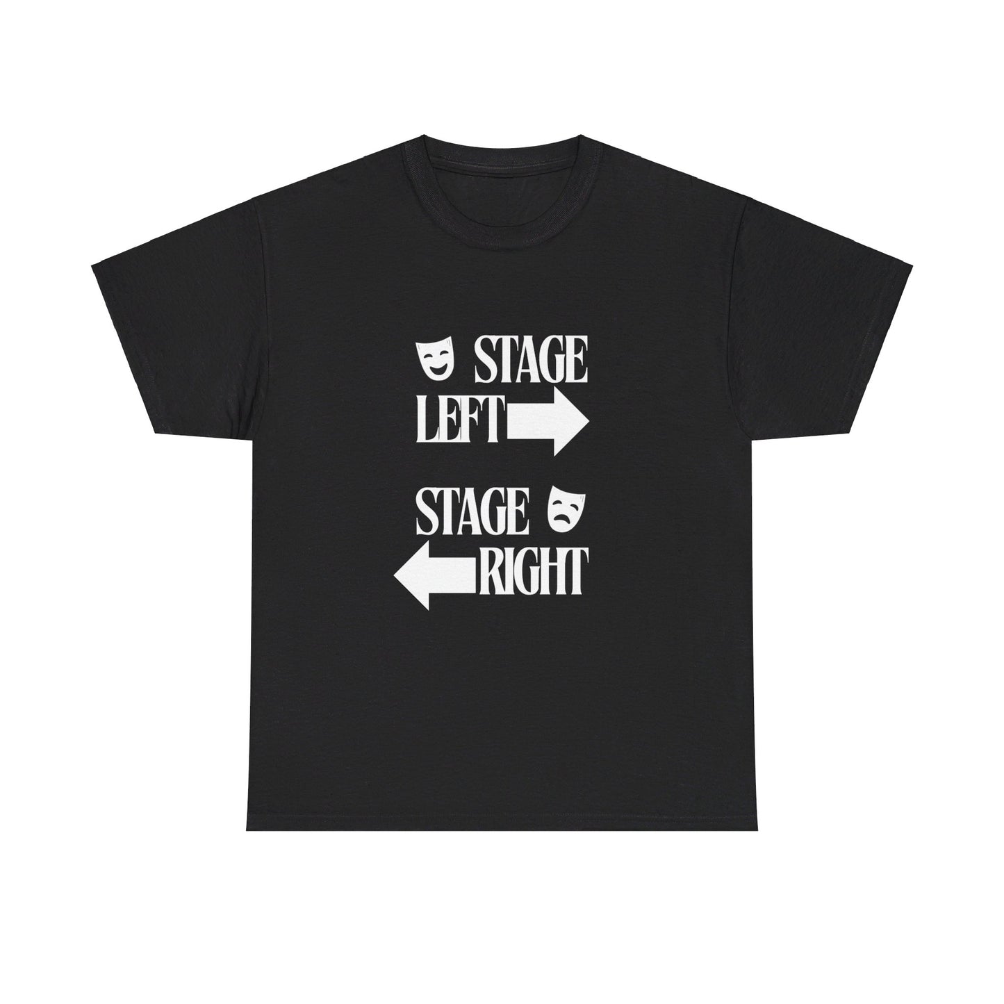 Stage Left Stage Right Men’s T-shirt – Unisex Design for Theatre Lovers