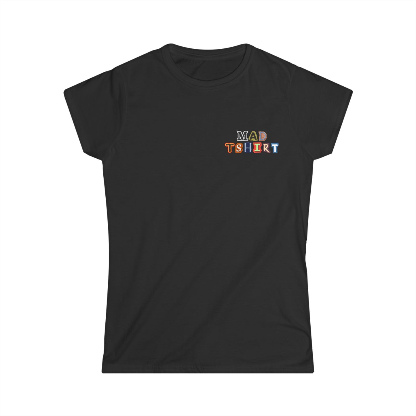 Women's "Mad T-shirt" Music Lovers’ Tee – M.A.D.T.S.H.I.R.T Design for Music Enthusiasts