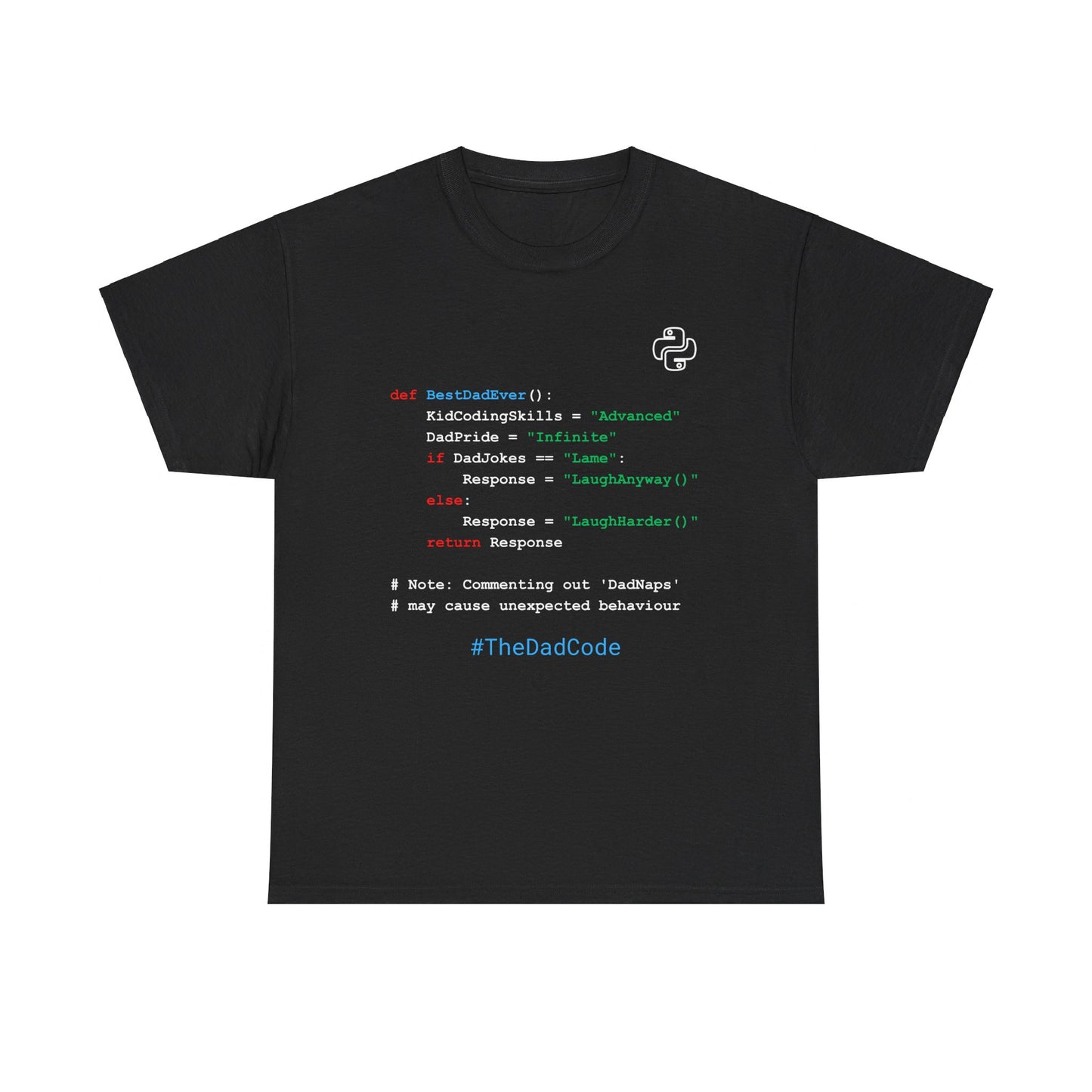 #TheDadCode Men's T-Shirt – The Perfect Father's Day Gift for Geeky Dads