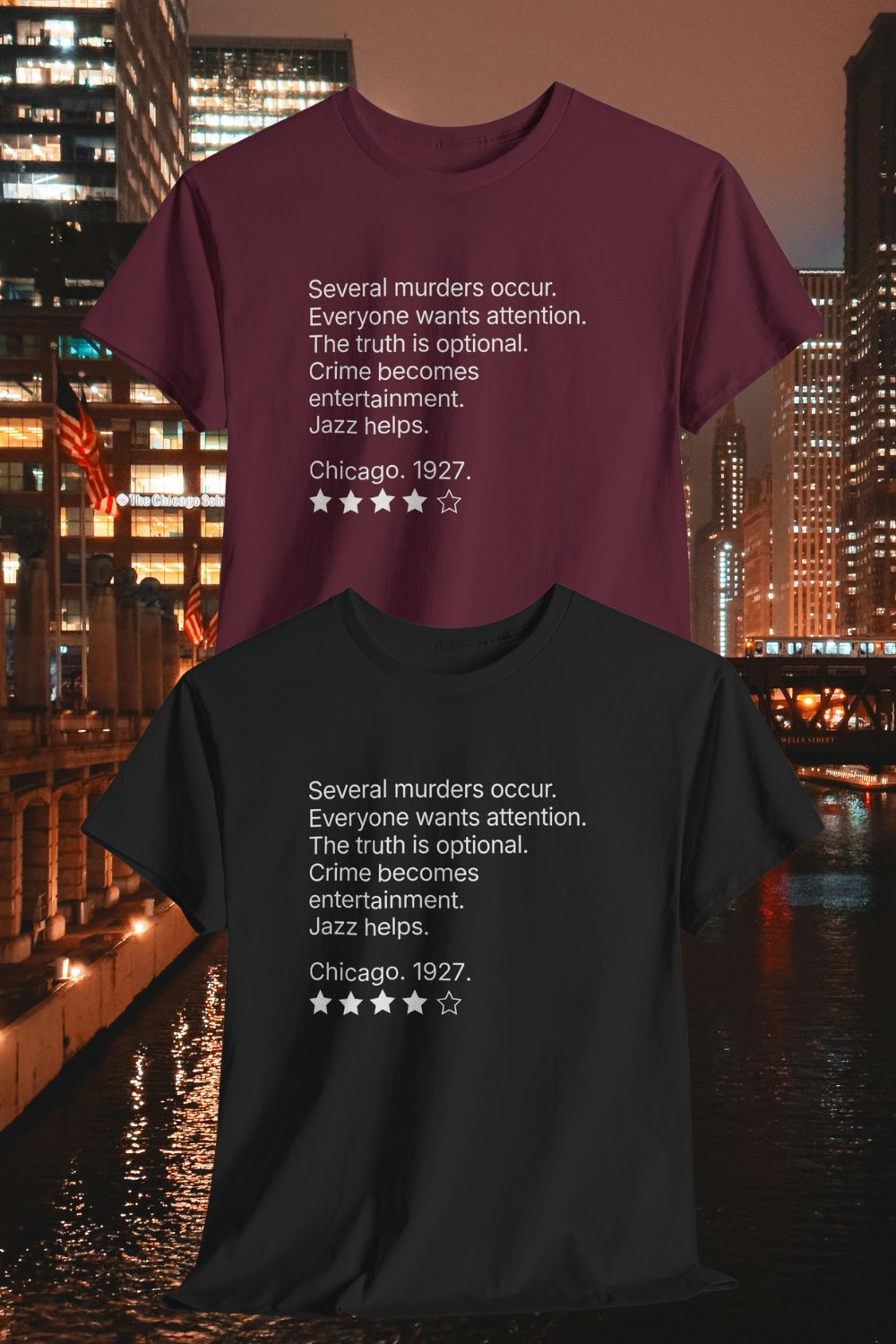 Men’s musical theatre review t-shirt | heavy cotton unisex fit