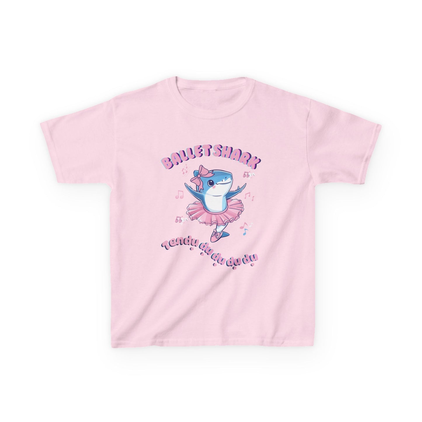 Tendu du du du du du du Ballet Shark T-Shirt for Girls