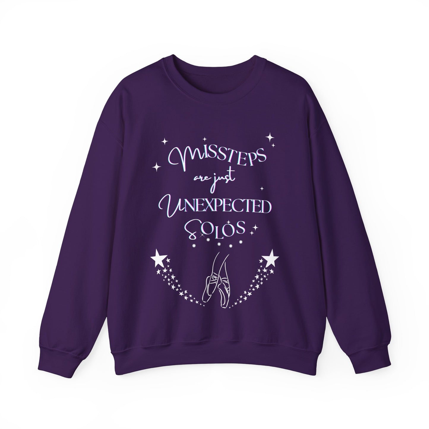 Missteps Are Just Unexpected Solos – Women’s Printed Dance Sweatshirt (Unisex Fit)