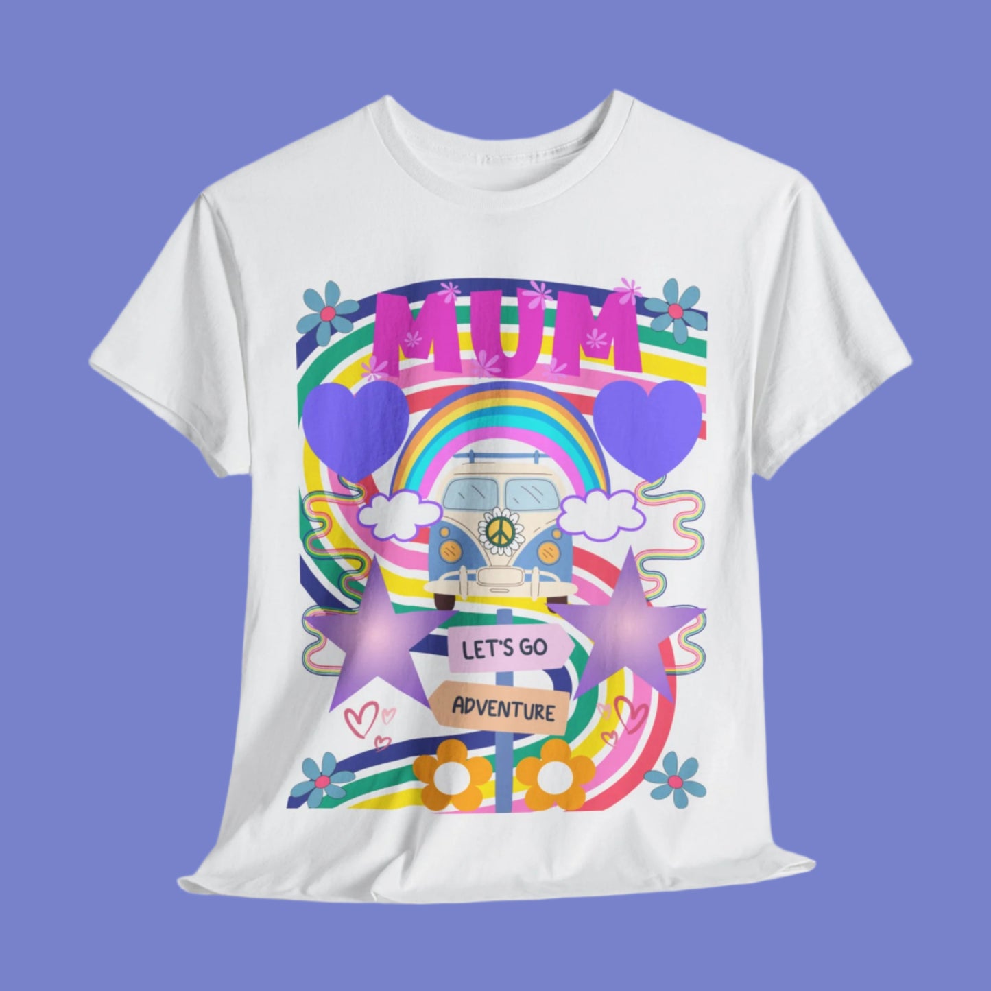 Groovy Mum – Retro Camper T-shirt | Mother’s Day Gift