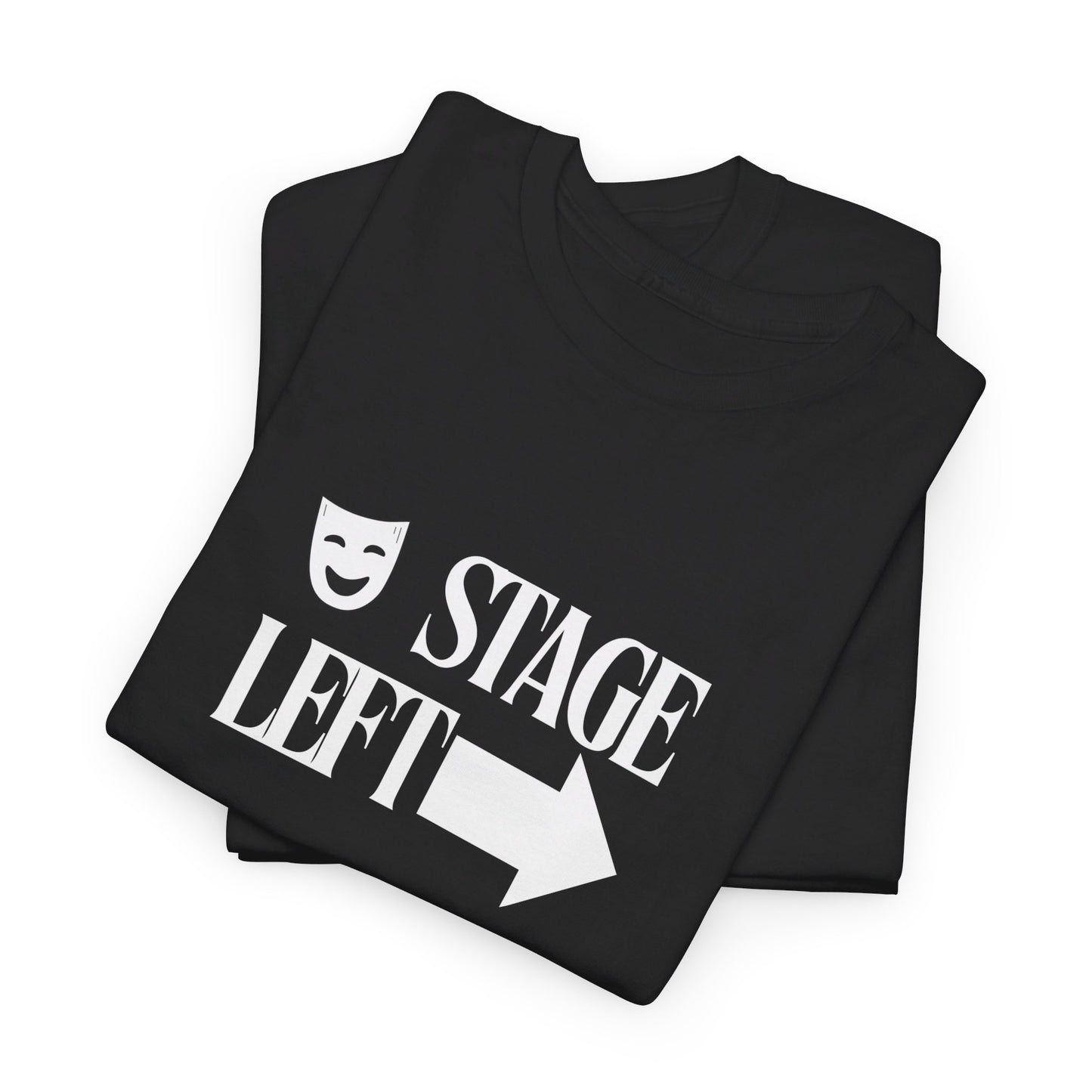 Stage Left Stage Right Men’s T-shirt – Unisex Design for Theatre Lovers