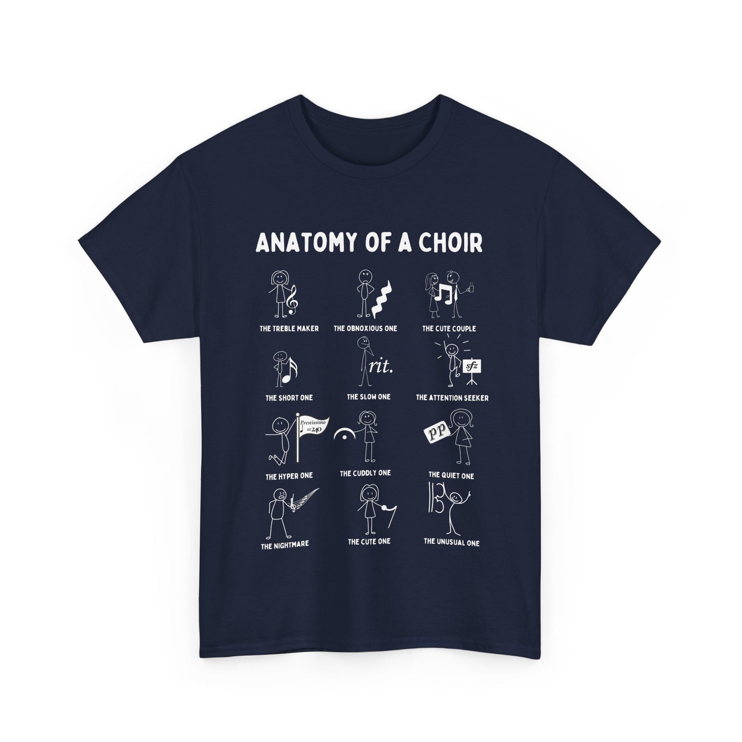 Men's Choir T-Shirt – Funny Unisex Design for Singers & Theatre Lovers