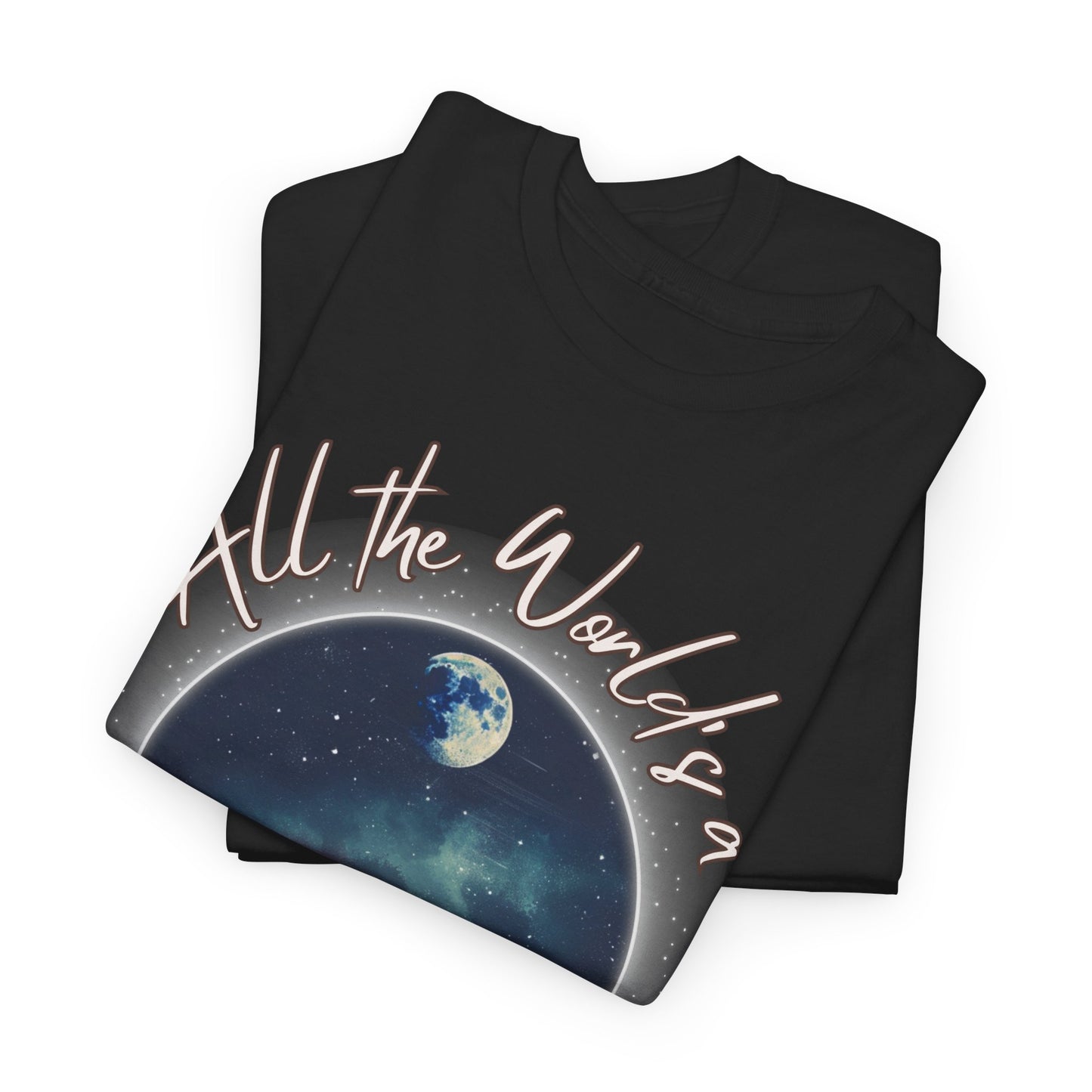 Men's "All the World Is A Stage" T-Shirt – Shakespeare & Theatre Unisex Design for Performers