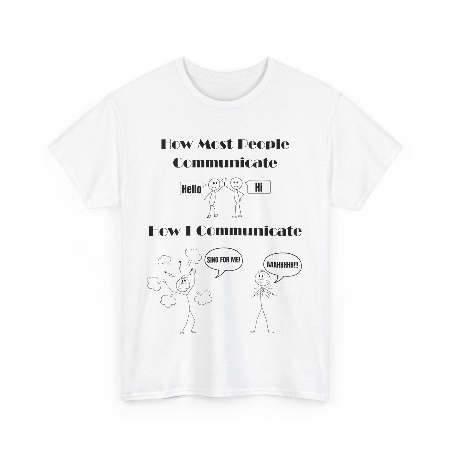 Men's T-Shirt "Sing for Me" – Musical Theatre Unisex Design for Theatre Lovers