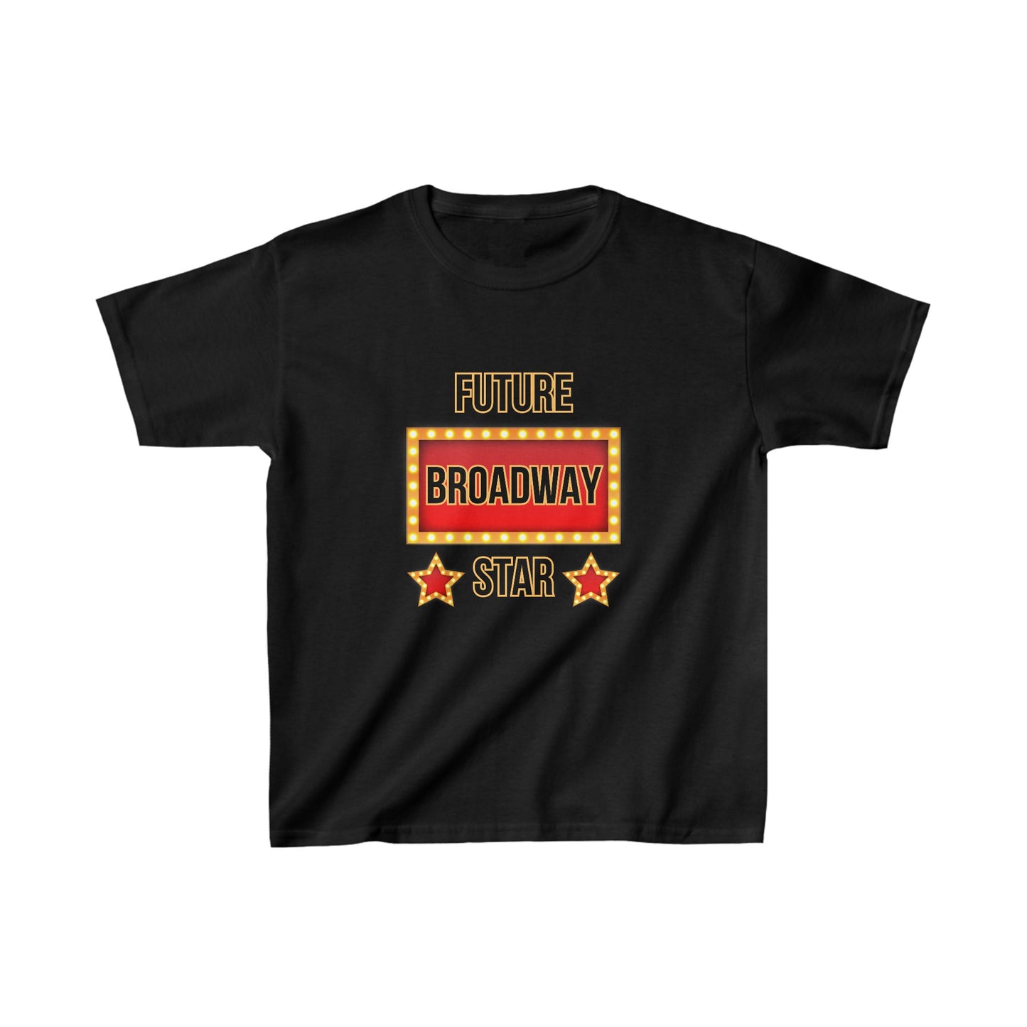 "Future Broadway Star" Kids' T-Shirt – Perfect for Aspiring Performers, Theatre Kids & Stage School Students