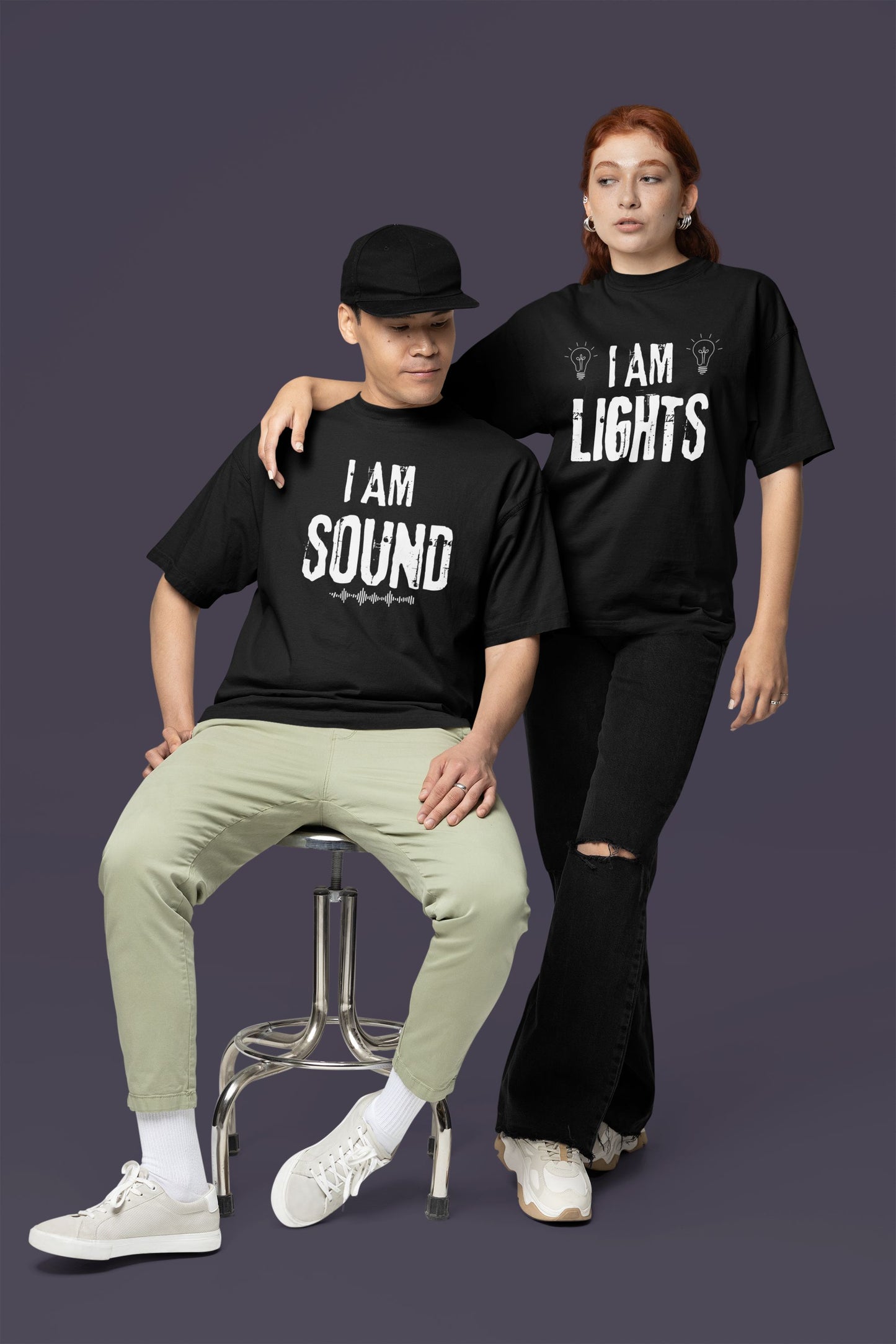 I Am Sound Men's Unisex Theatre Tech Team T-Shirt